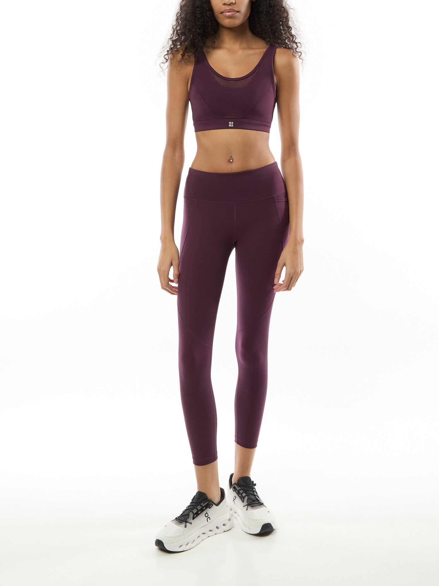 Power Icon Running Bra