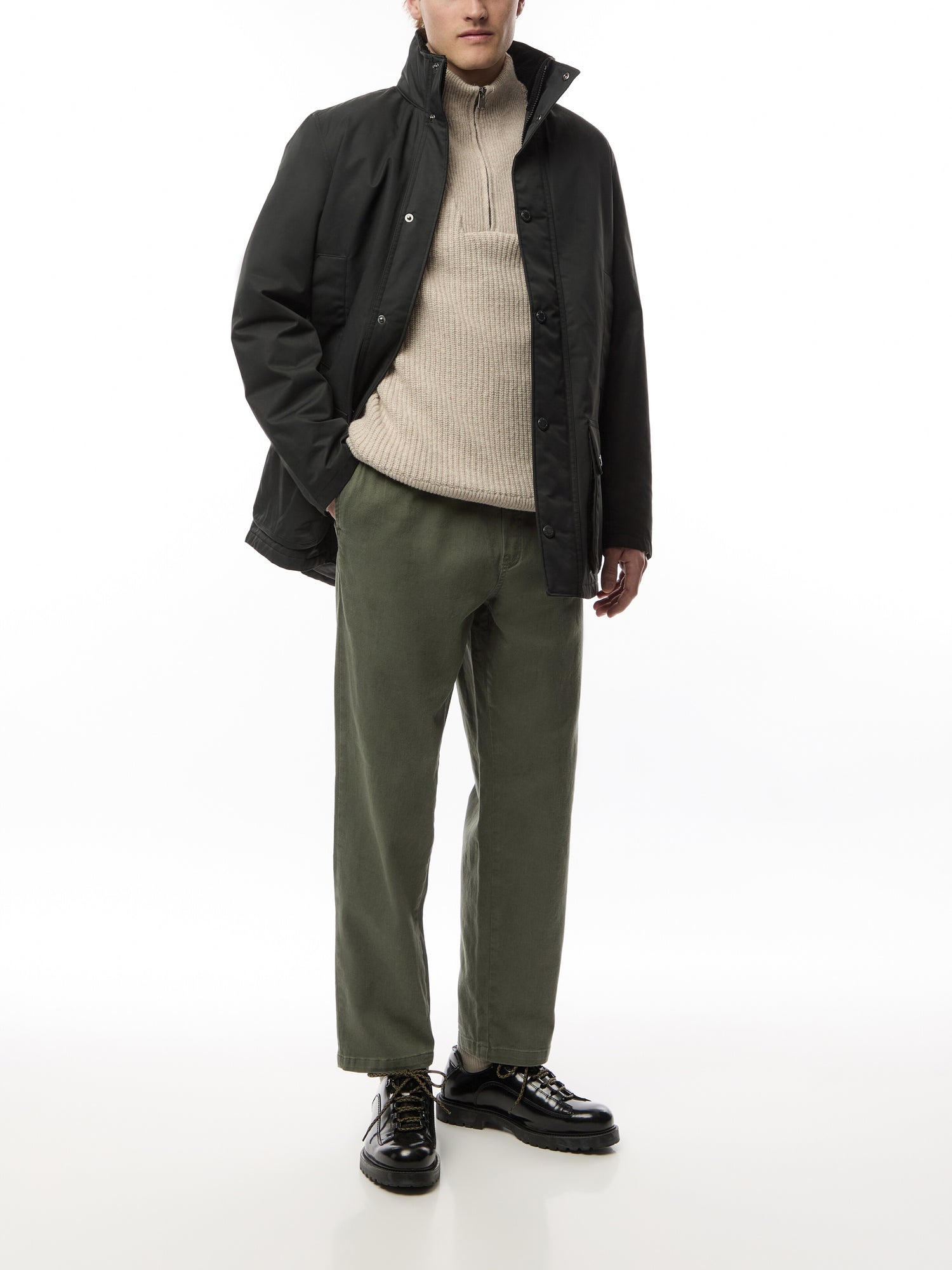 Chester Funnel Knit Jumper