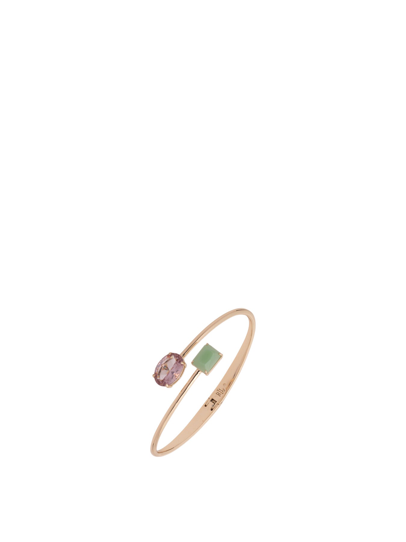 Bypass Stone Cuff Bracelet