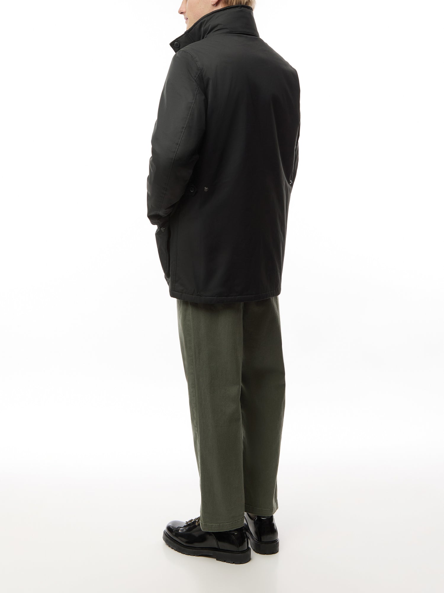 Modern Border Showerproof Mac Coat