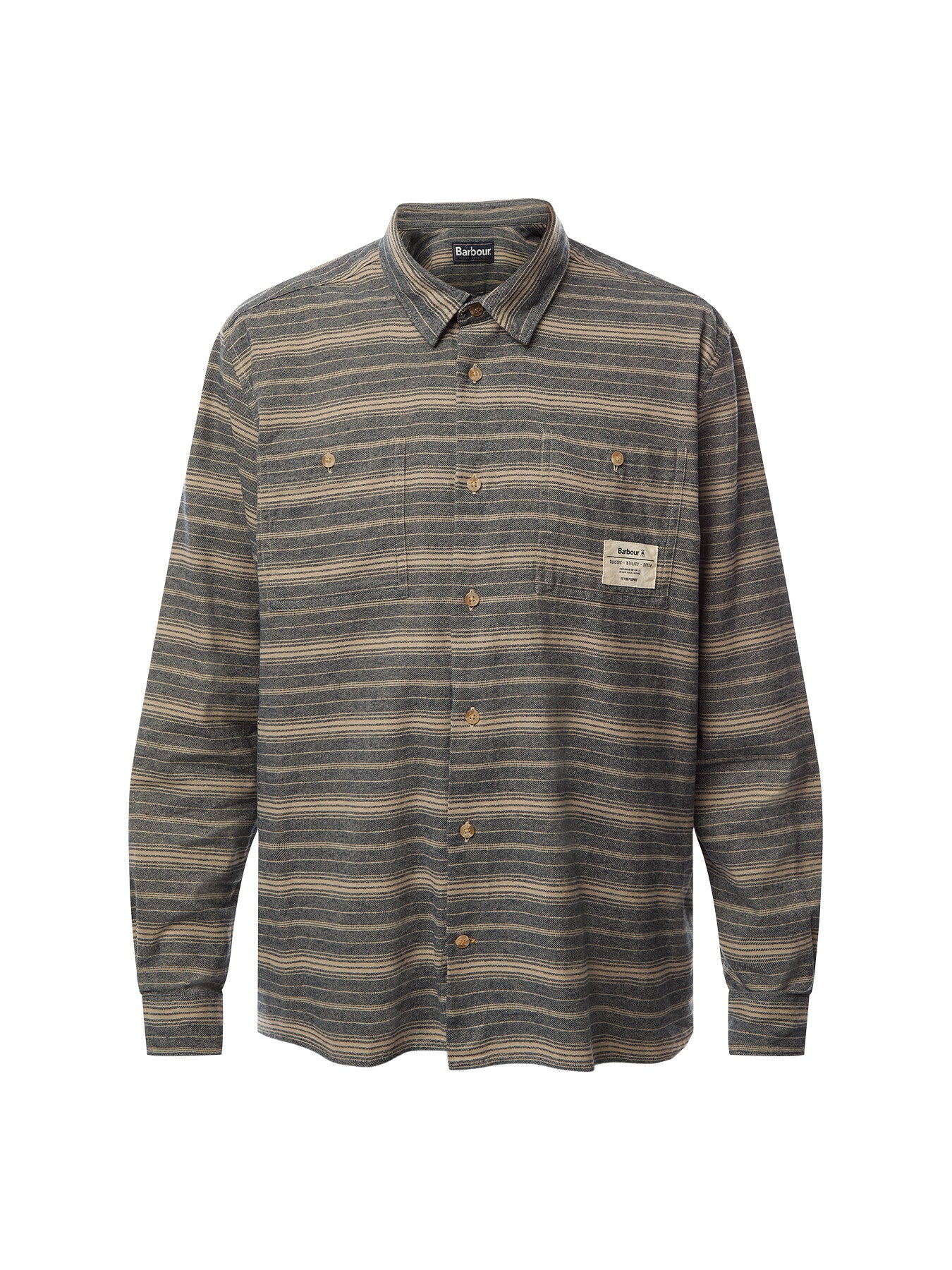 Hesleden Relaxed Fit Striped Shirt