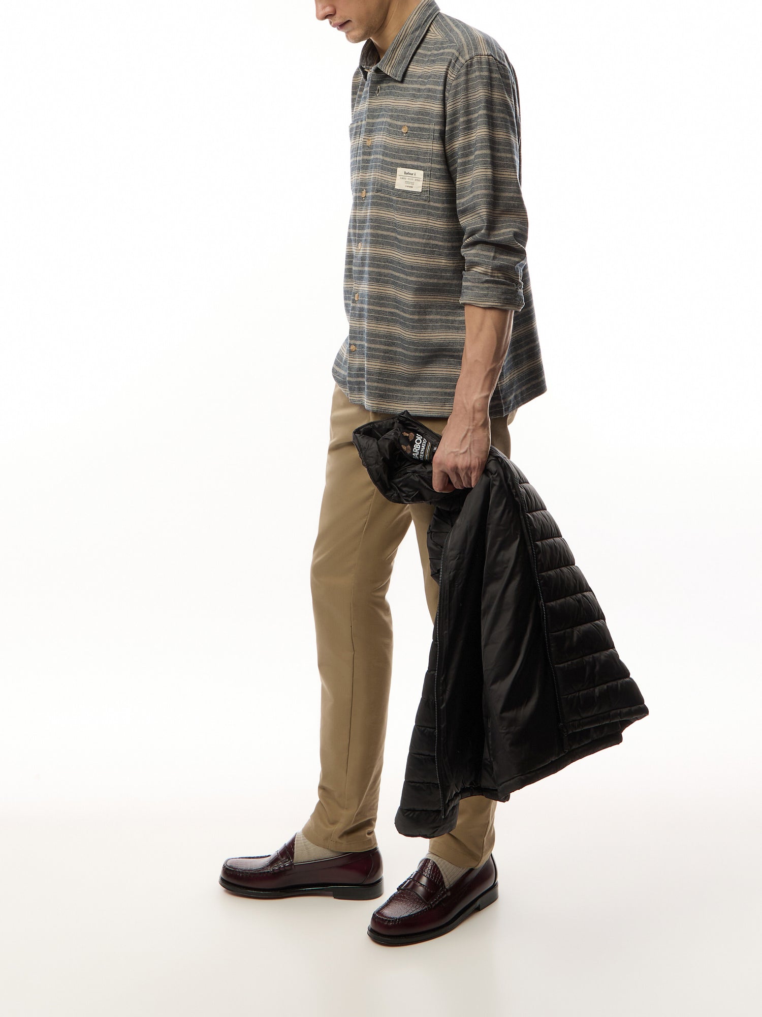 Hesleden Relaxed Fit Striped Shirt