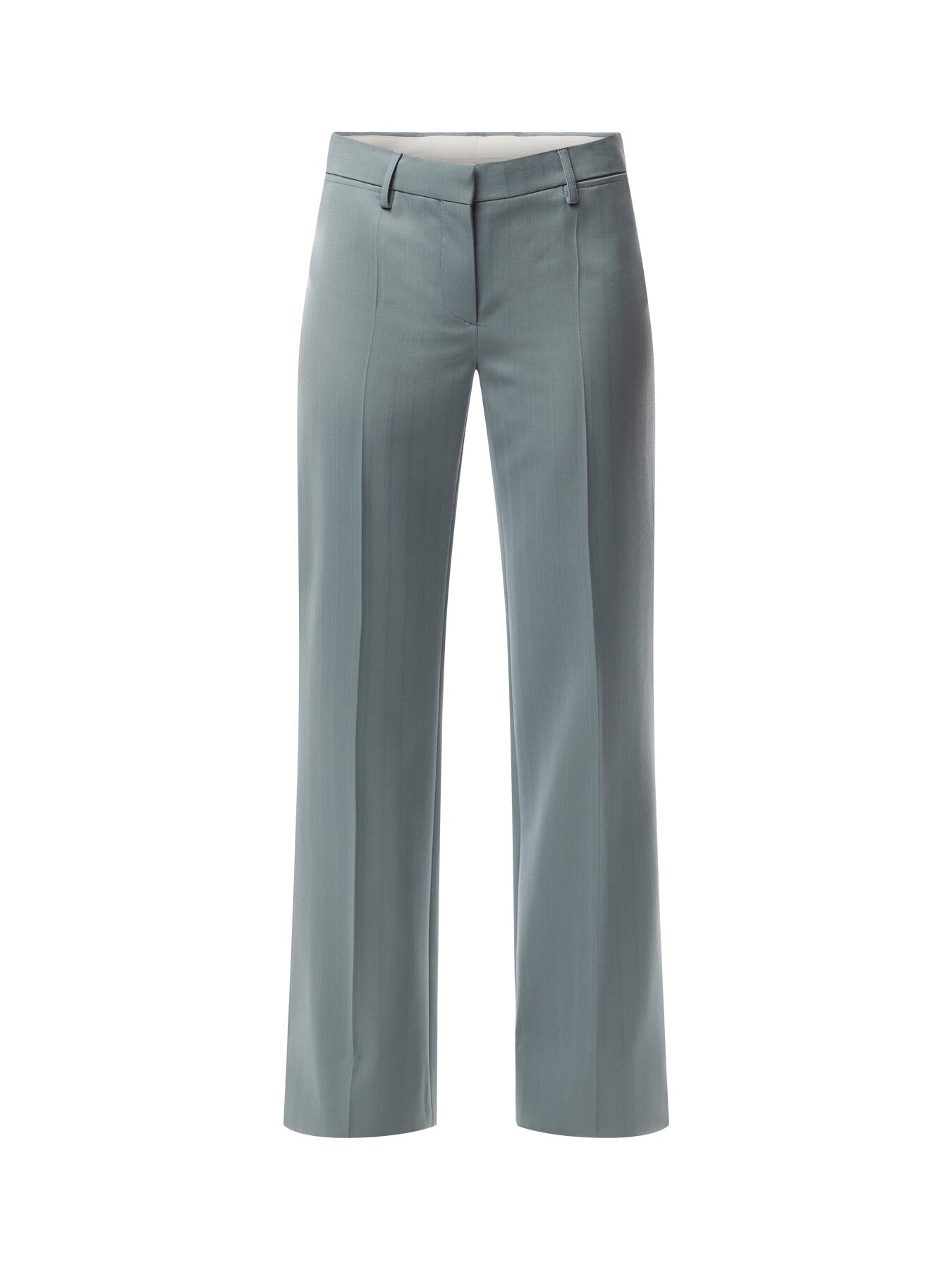 Striped Tailoring Flared Trousers