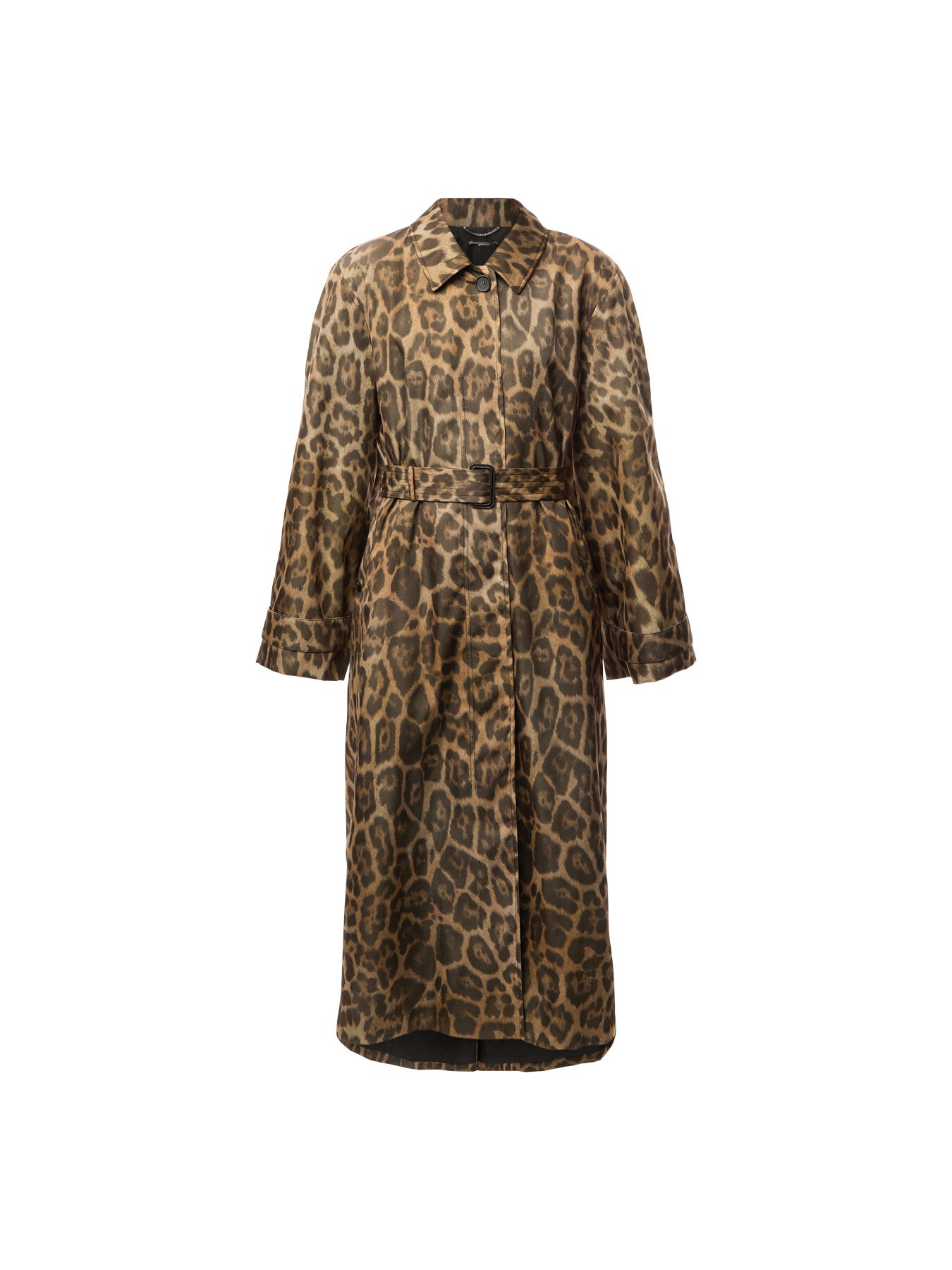Leopard Print Car Coat