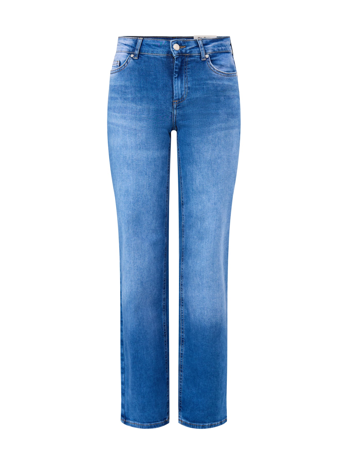 Blush Mid Waist Straight Jeans 32
