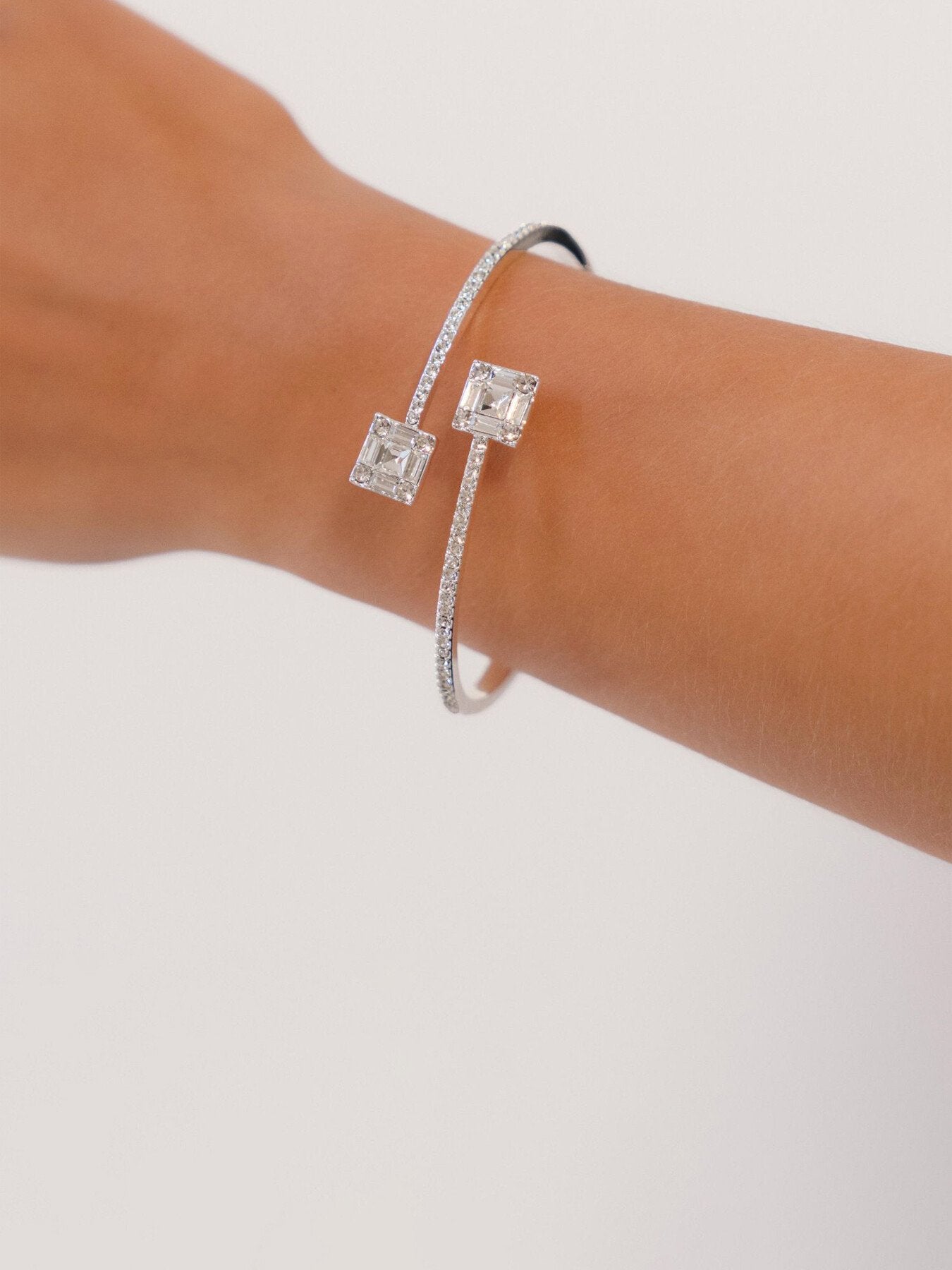 Bypass Baguette Cuff Bangle