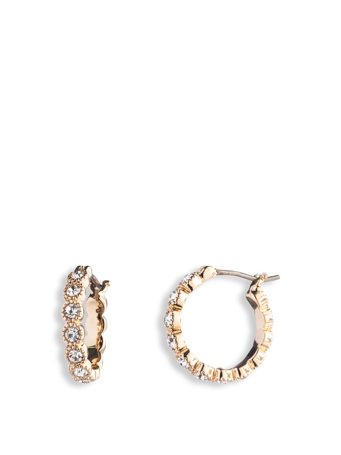 Tennis Hoop Earrings