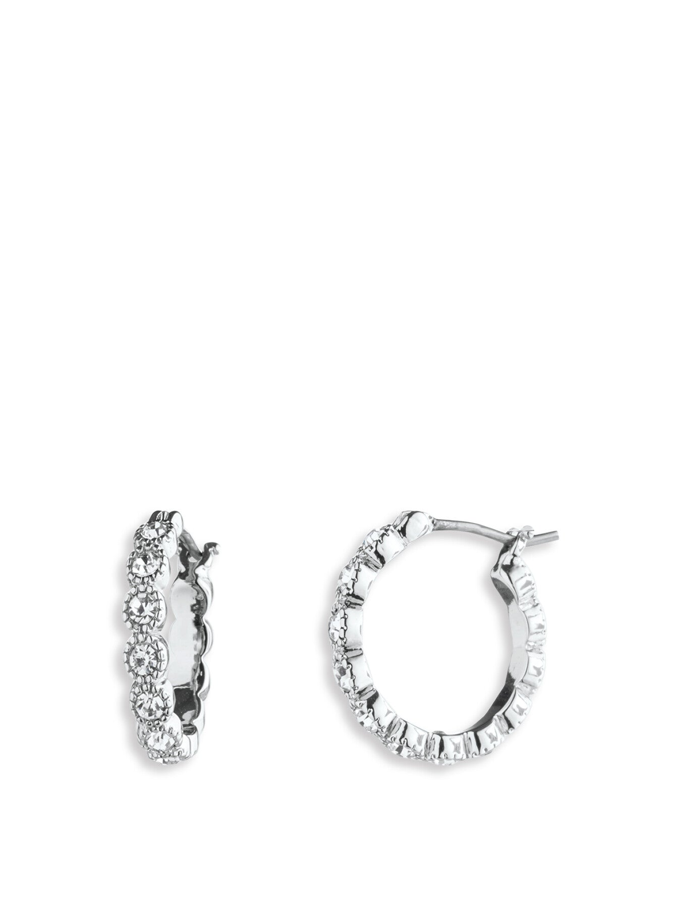 Tennis Hoop Earrings