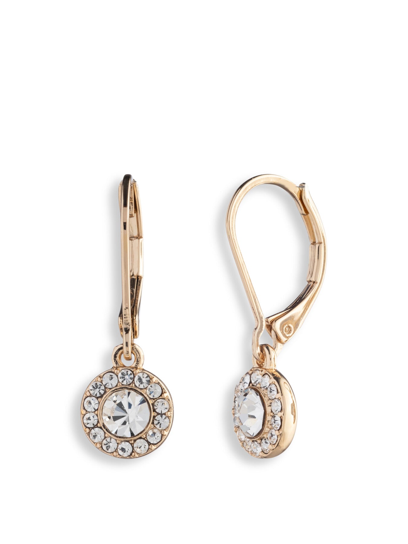 Pave Drop Earrings