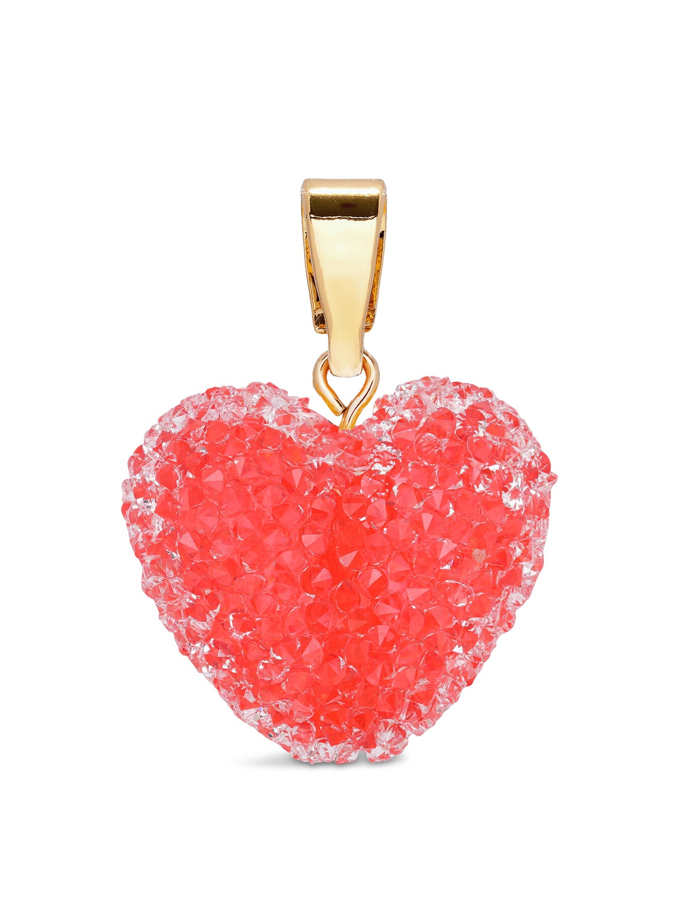 Jelly Heart Pendant Charm