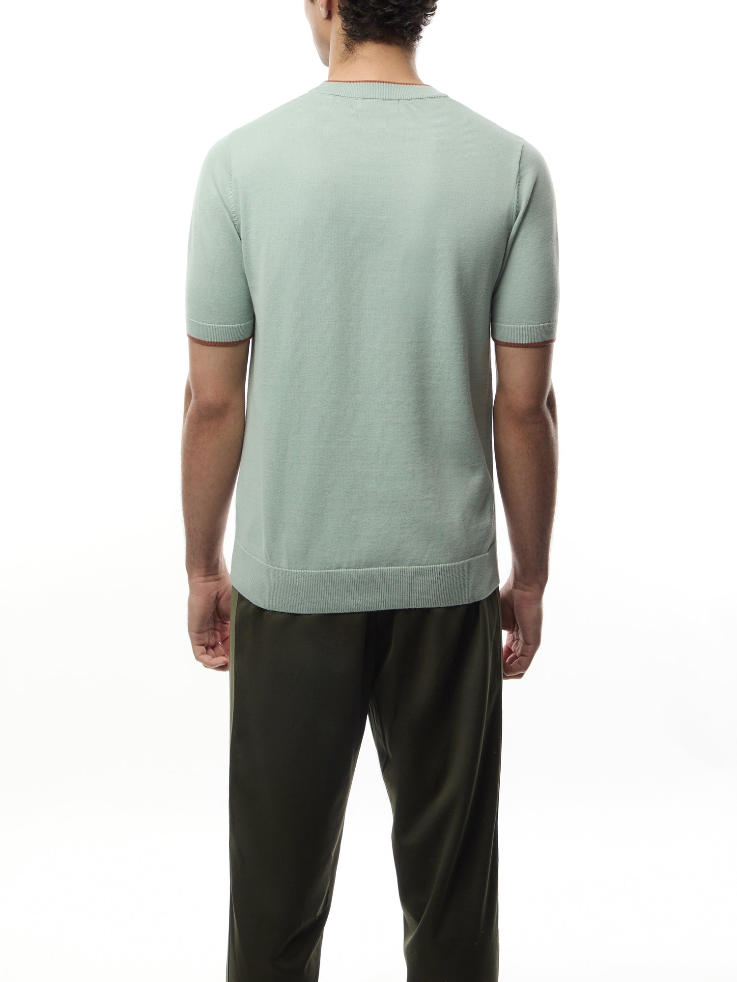 Texture Front Knitted T Shirt