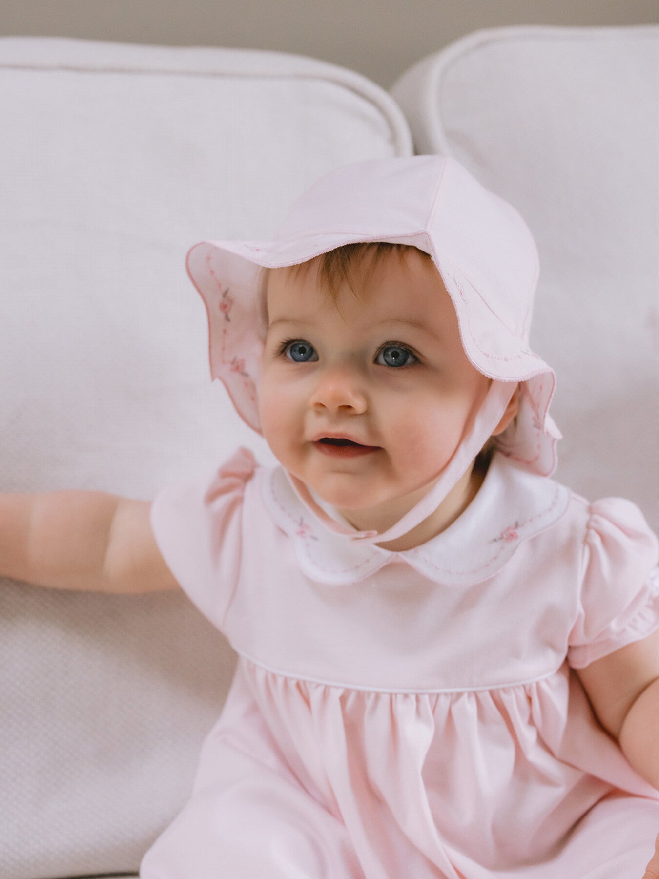 Jade Pink Girls Summer Sun Hat