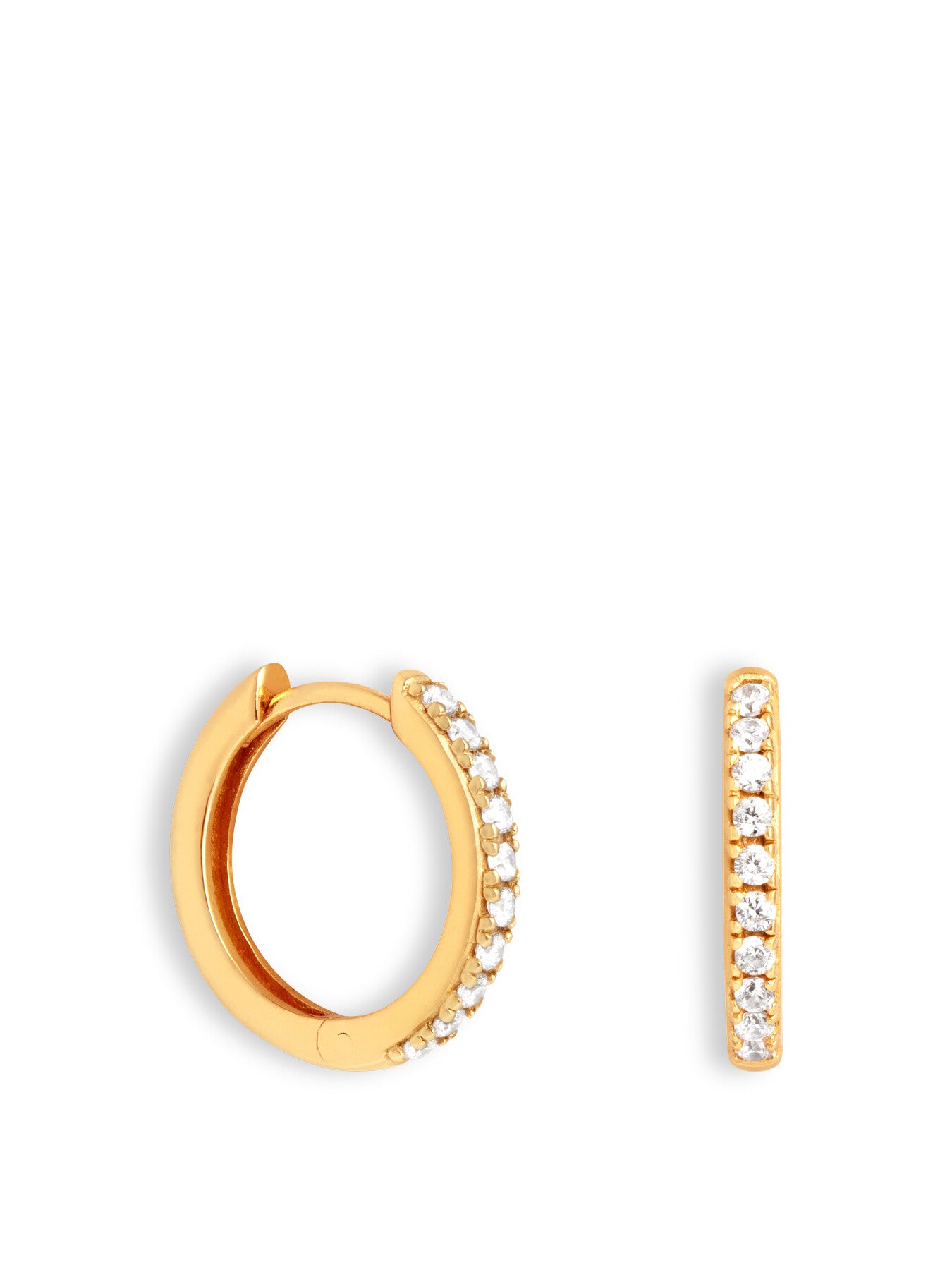 Essential Crystal Small Hoops