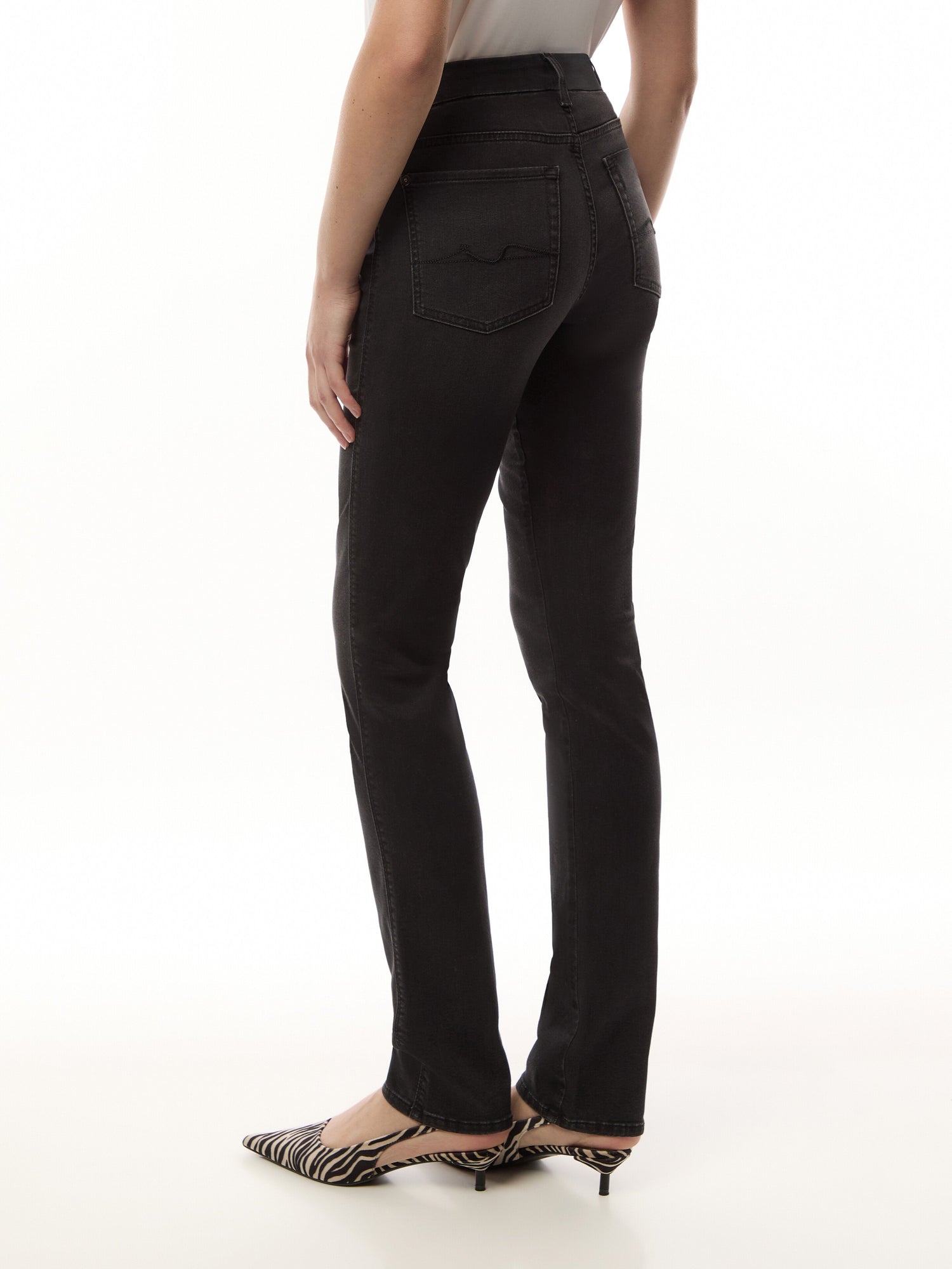 Kimmie Straight Jeans Black Beauty