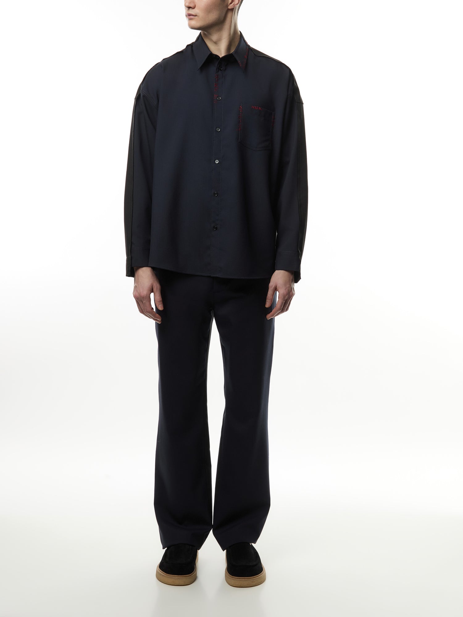 Tropical Wool Ls Shirt