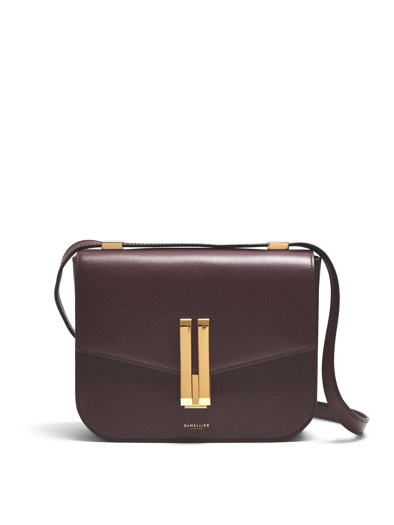 Demellier Vancouver Bag Crossbody, Burgundy Fenwick
