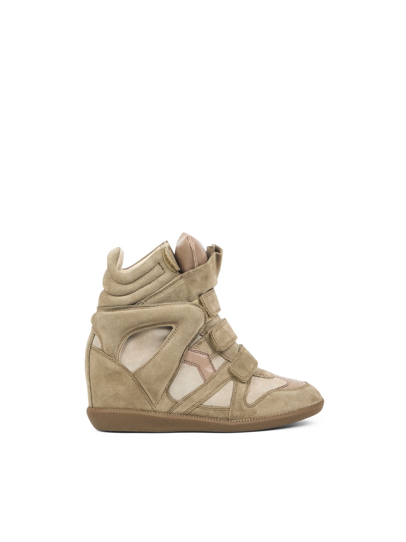 Bekett Leather Wedge Sneakers