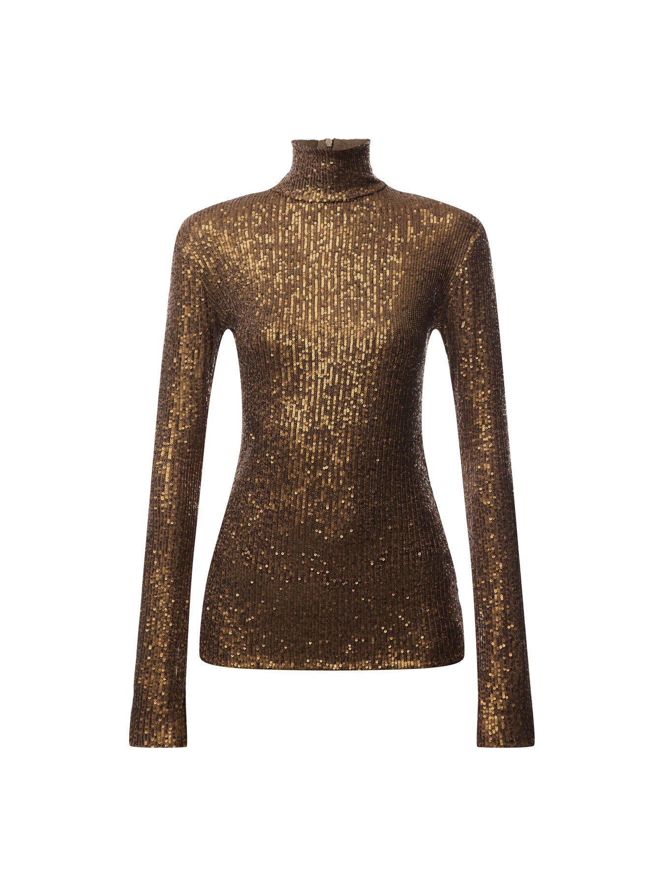 Slim Fit Long Sleeve Turtle Top