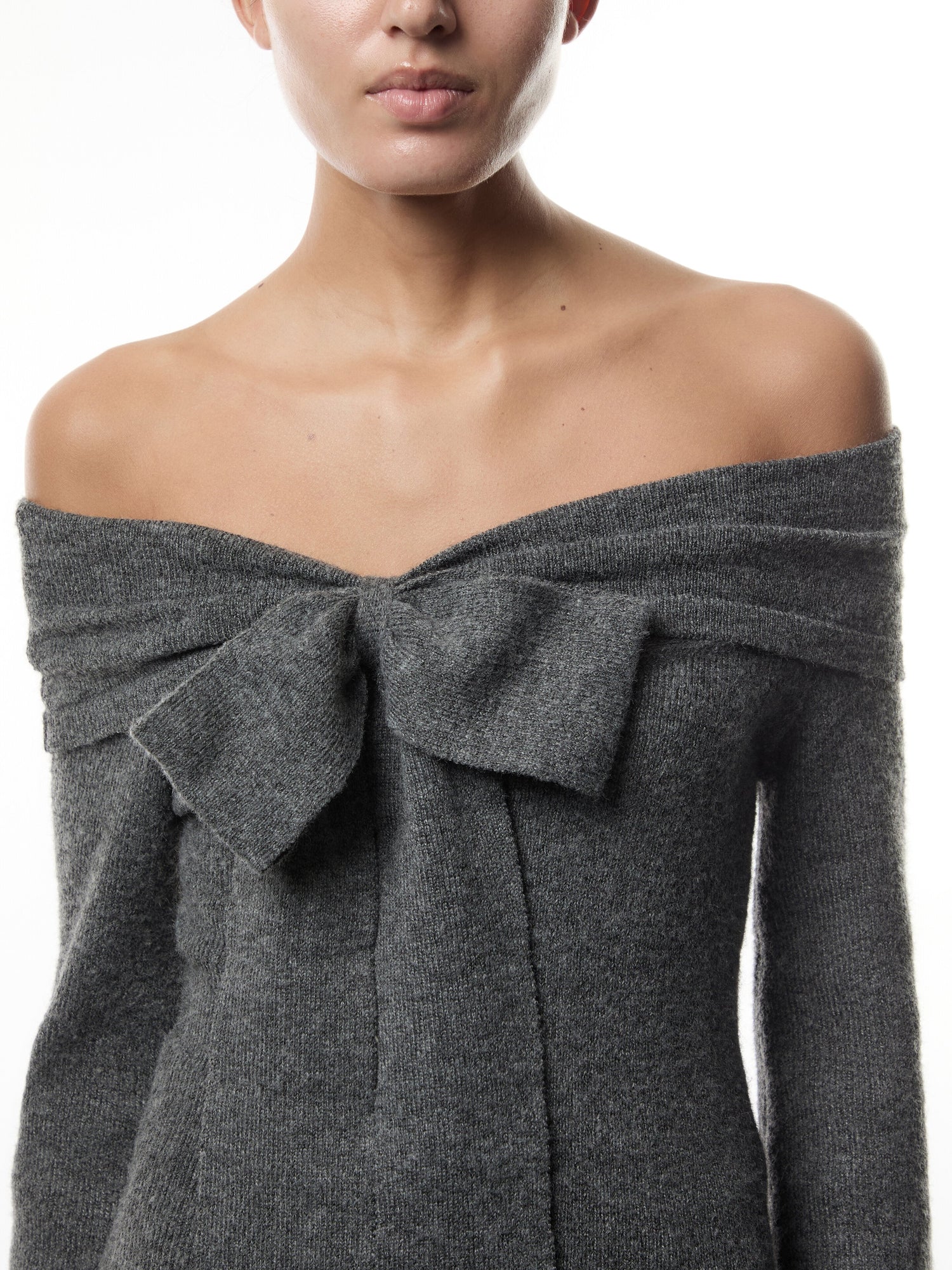 Tilda Bardot Bow Knit Top