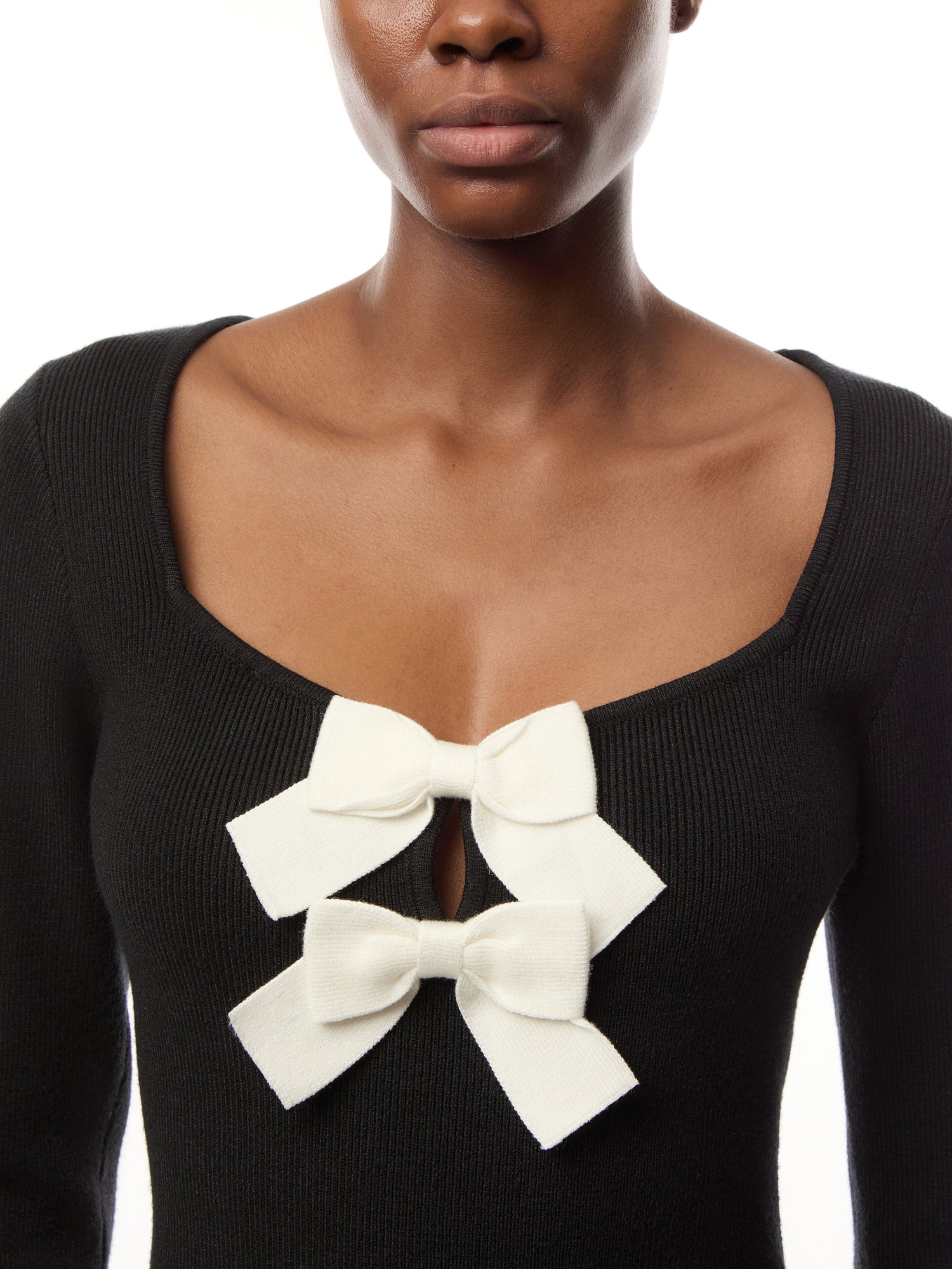 Annabeth Double Bow Knit Top