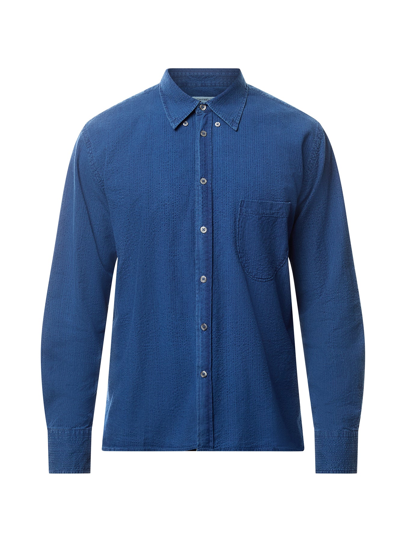 Cotton Washed Indigo Lazy Day Shirt