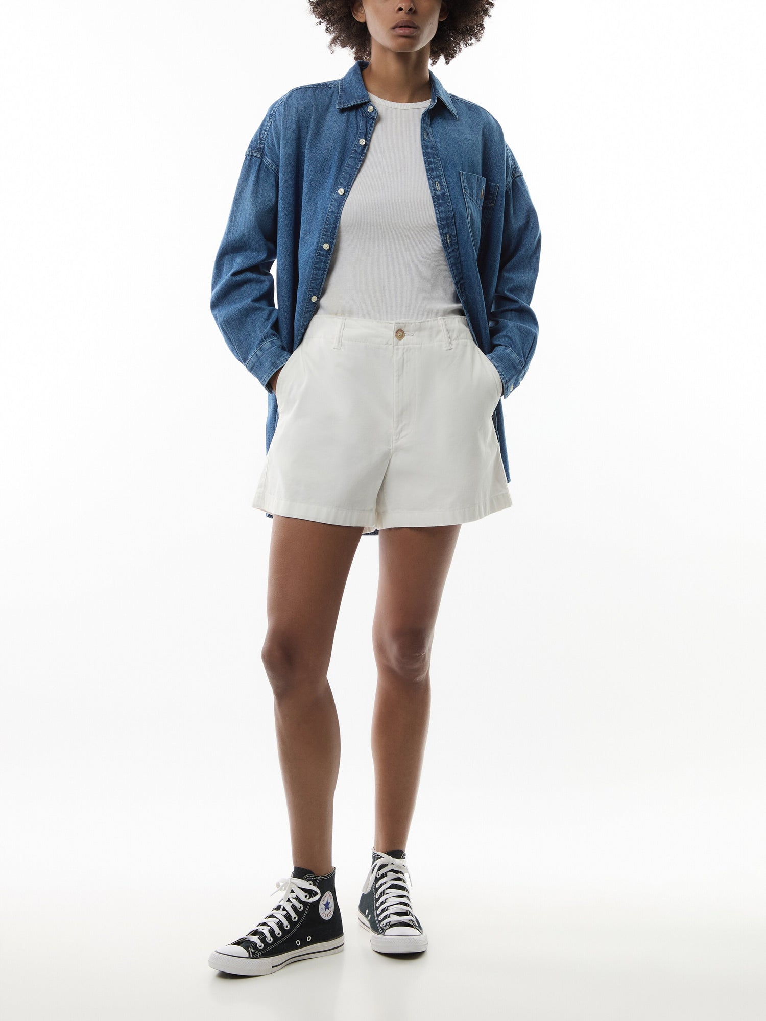 Long Sleeve Button Front Shirt