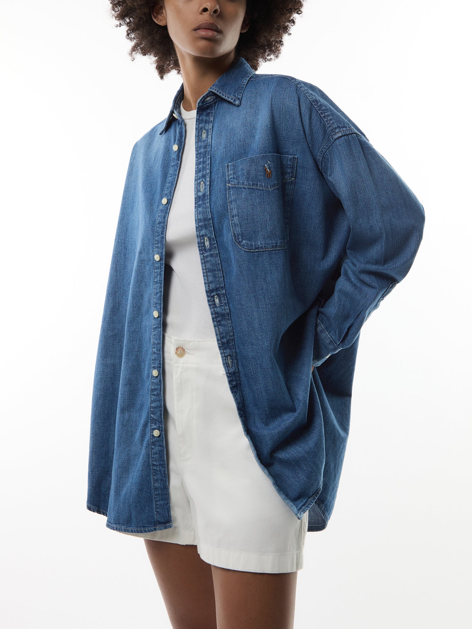 Long Sleeve Button Front Shirt