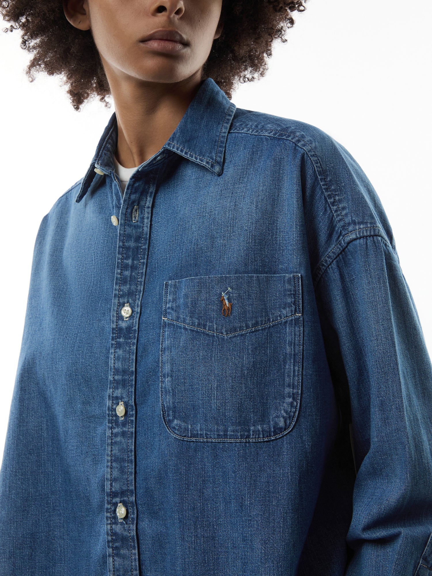 Long Sleeve Button Front Shirt