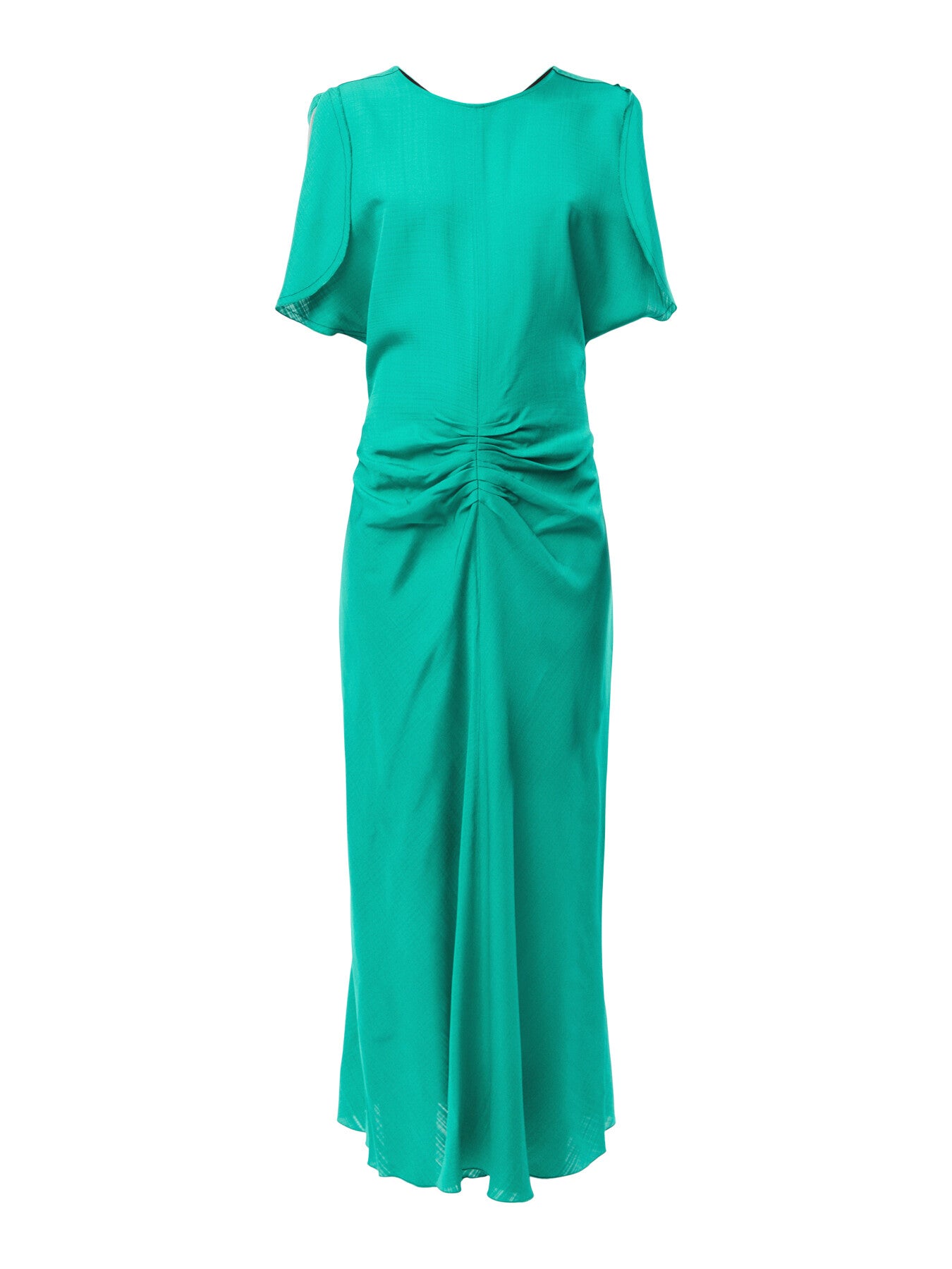 Gathered Waist Midi Dress