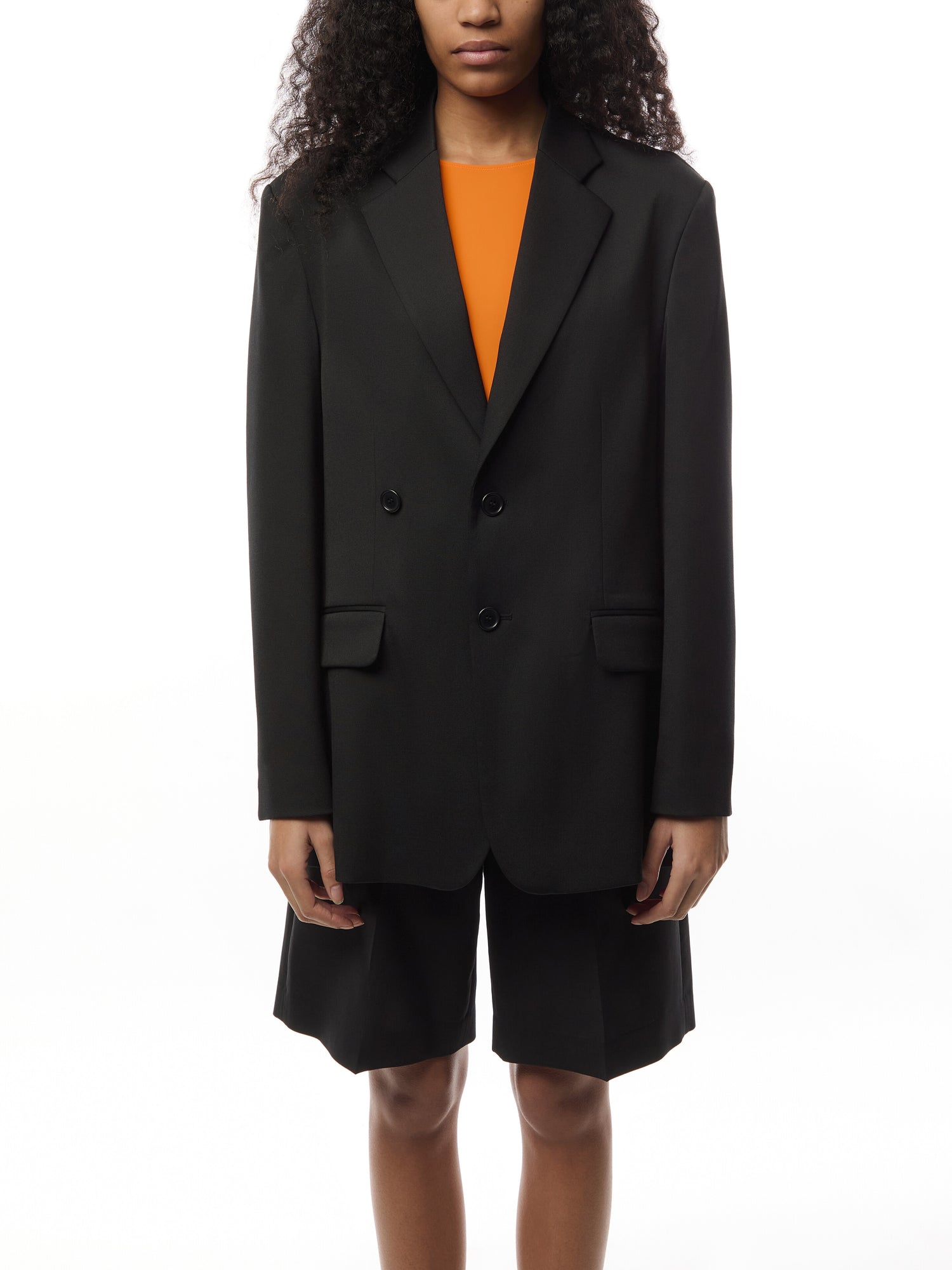 Collarless Blazer