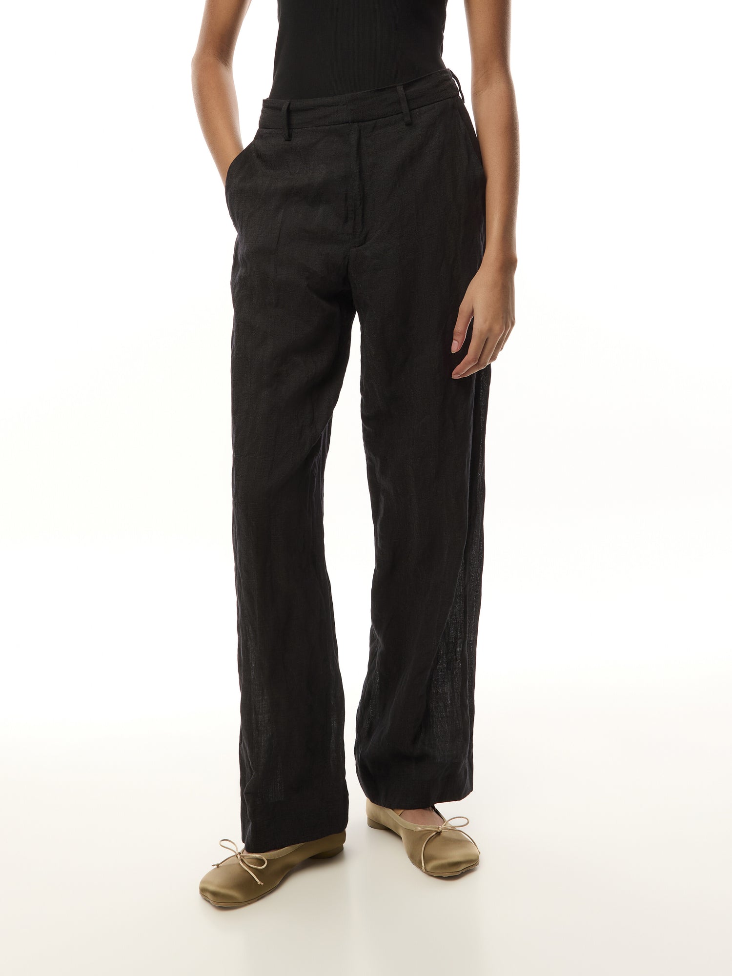Straight Leg Trousers