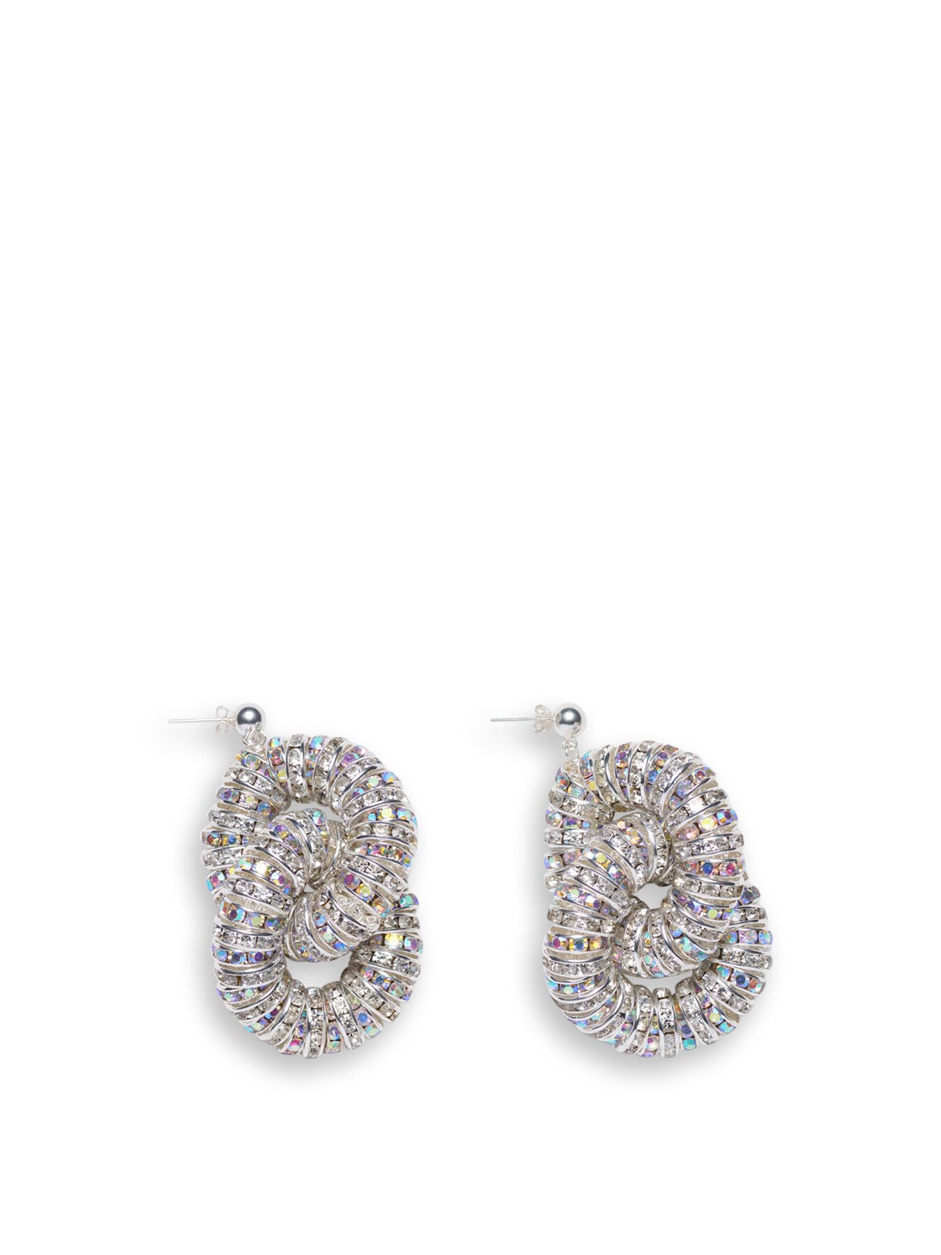 Diamond Tire Earrings