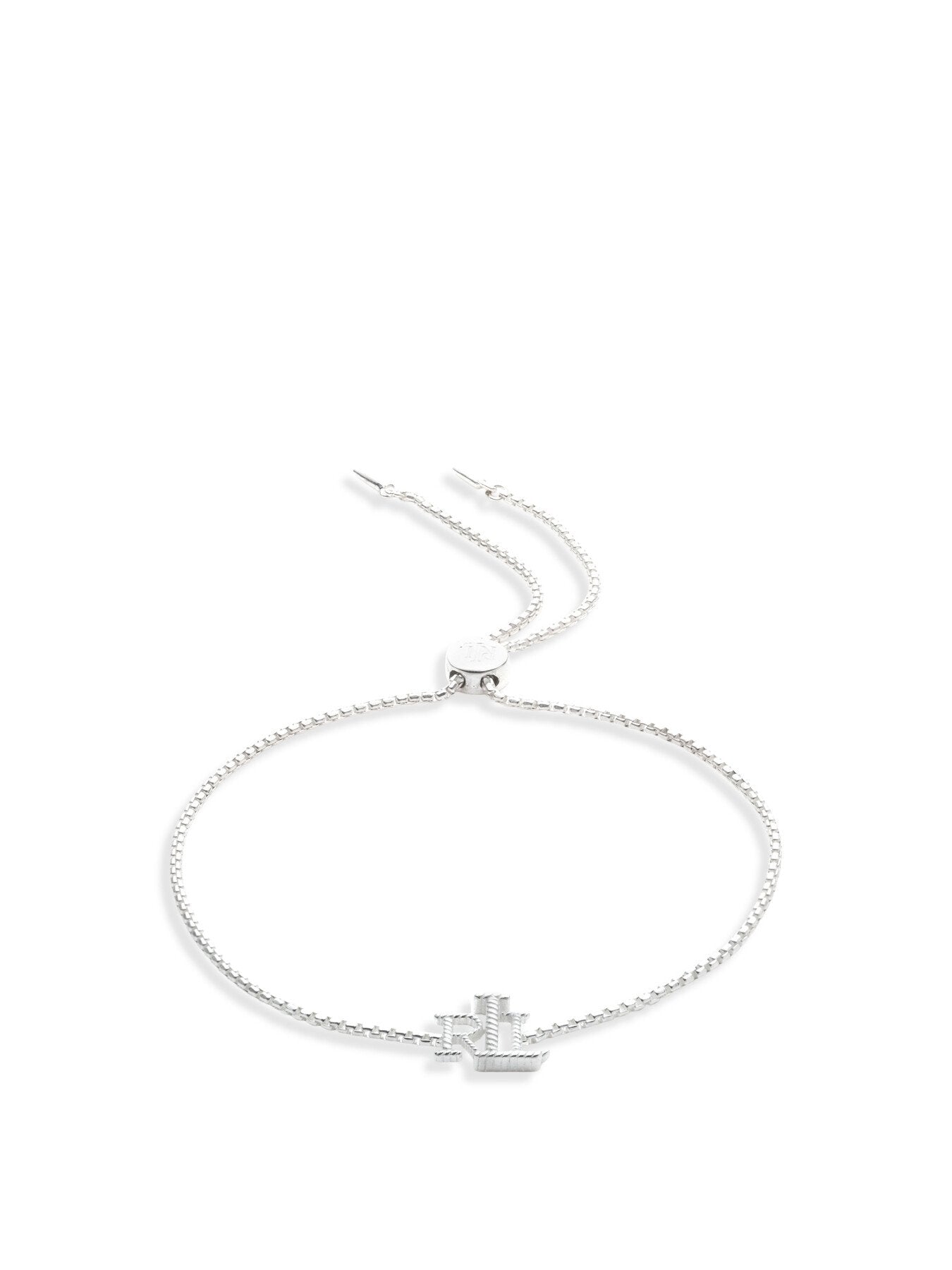 Sterling Silver Logo Slider Bracelet