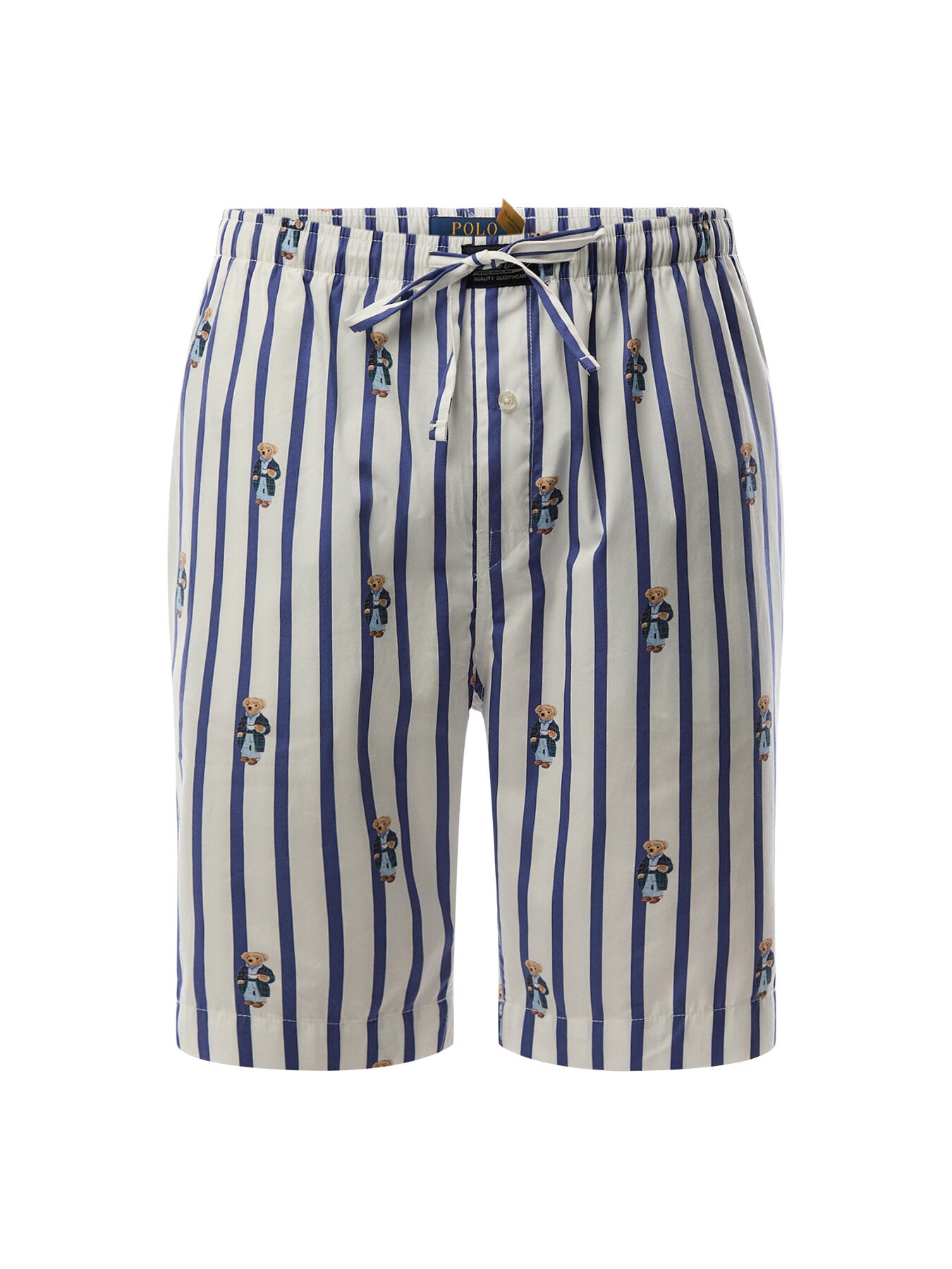Polo Bear Striped Cotton Pyjama Short