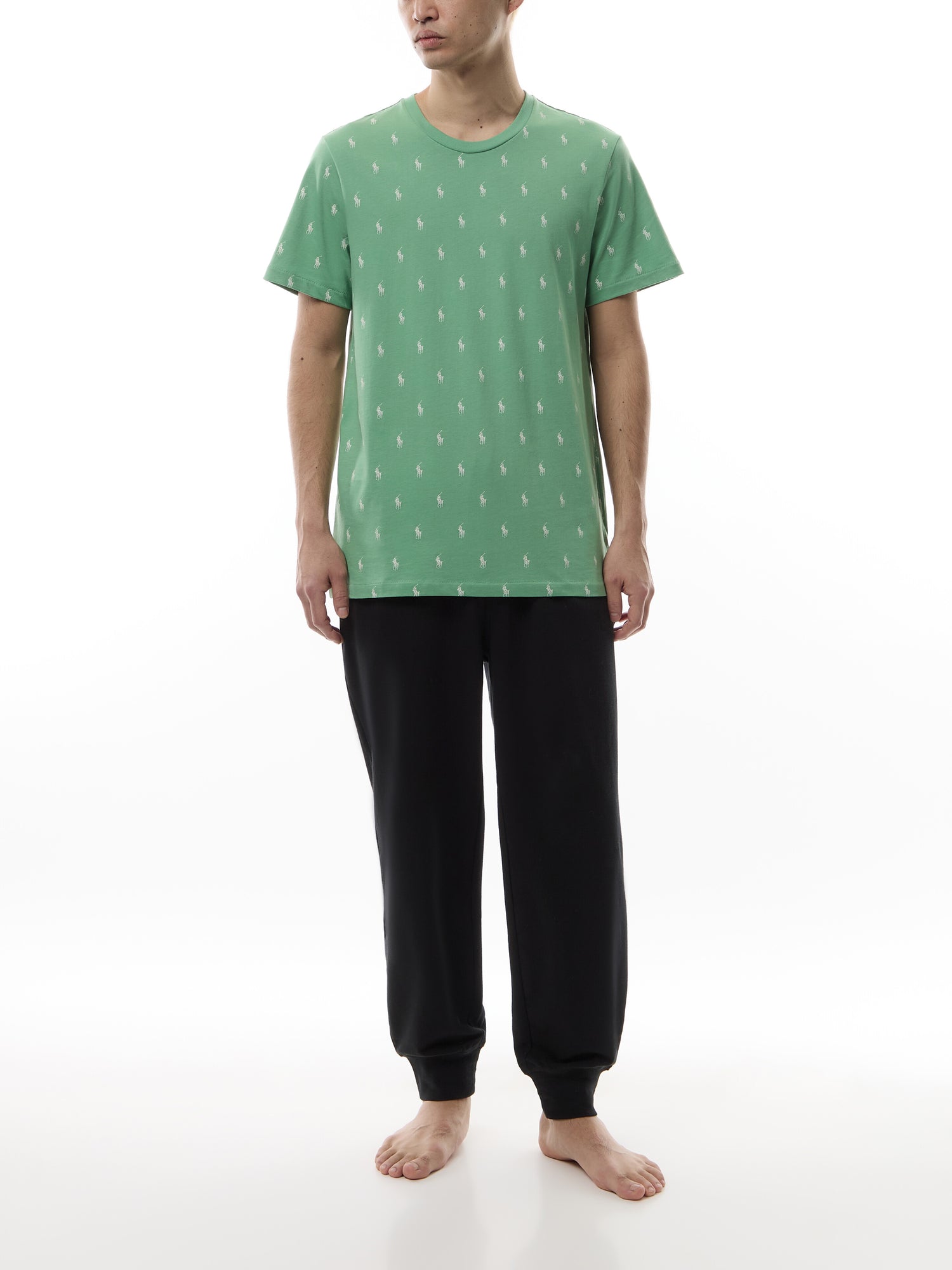 Allover Pony Cotton Jersey Sleep Shirt