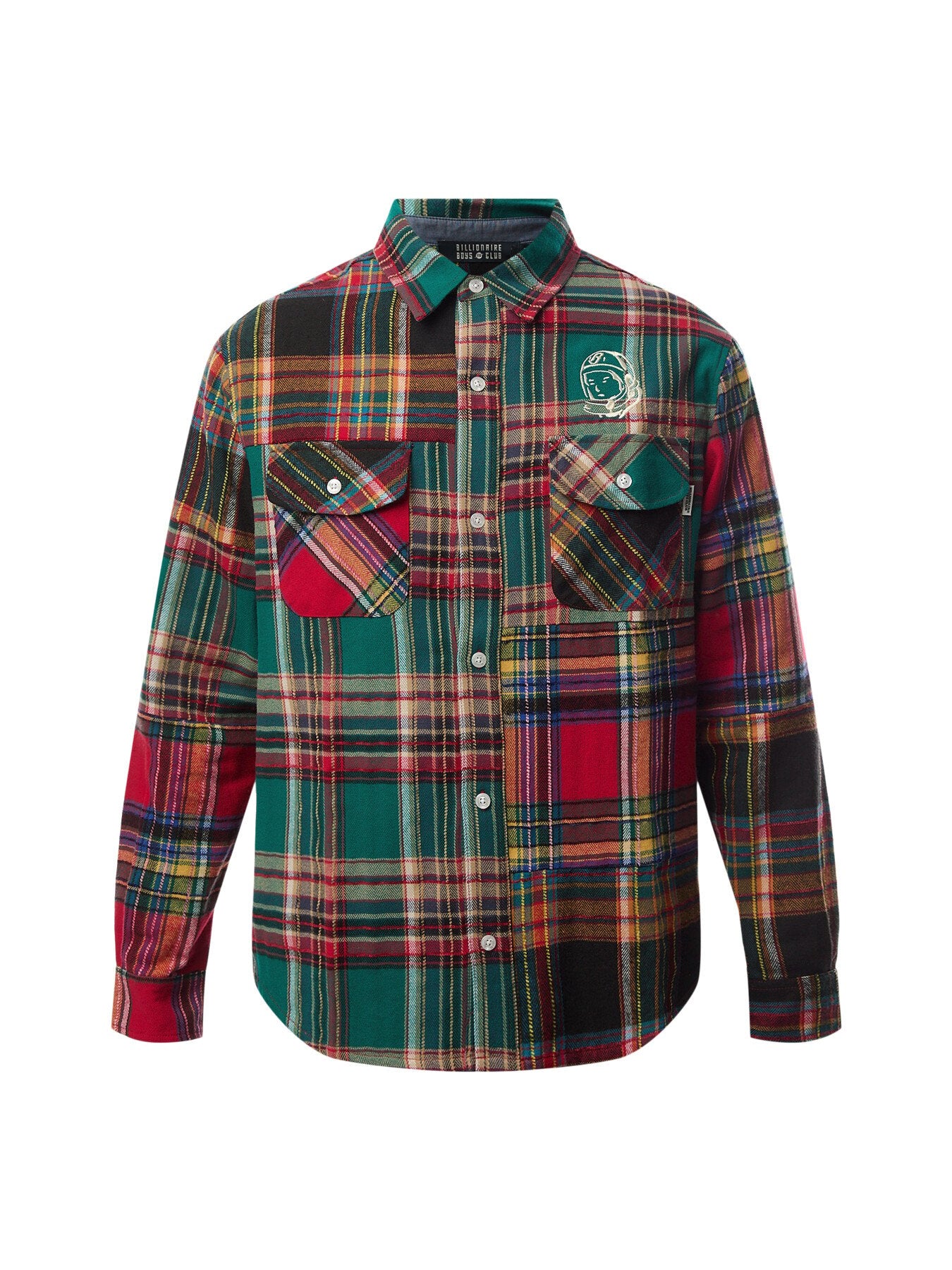 Patchwork Check Shirt