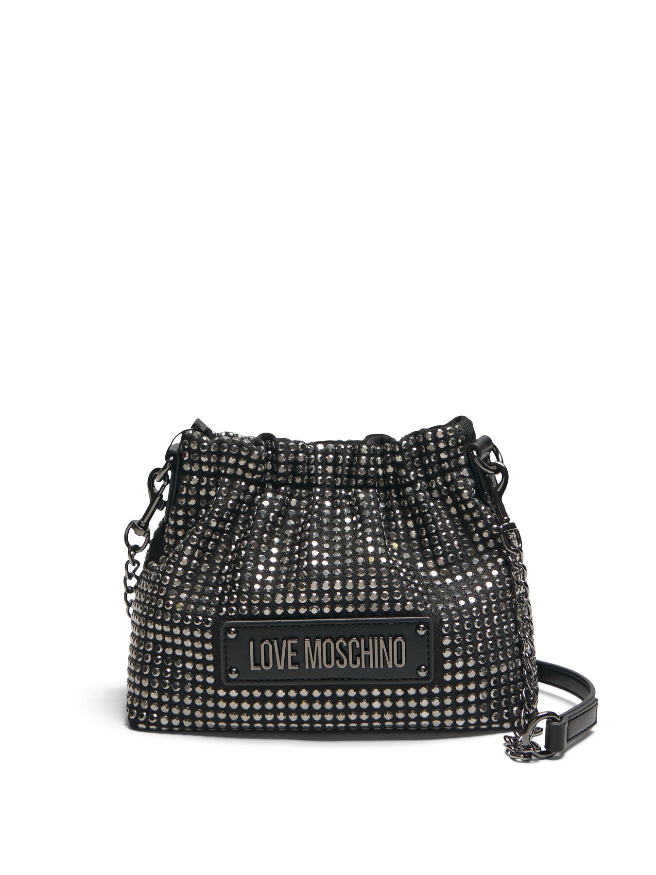 Sparkling Drawstring Crossbody Bag