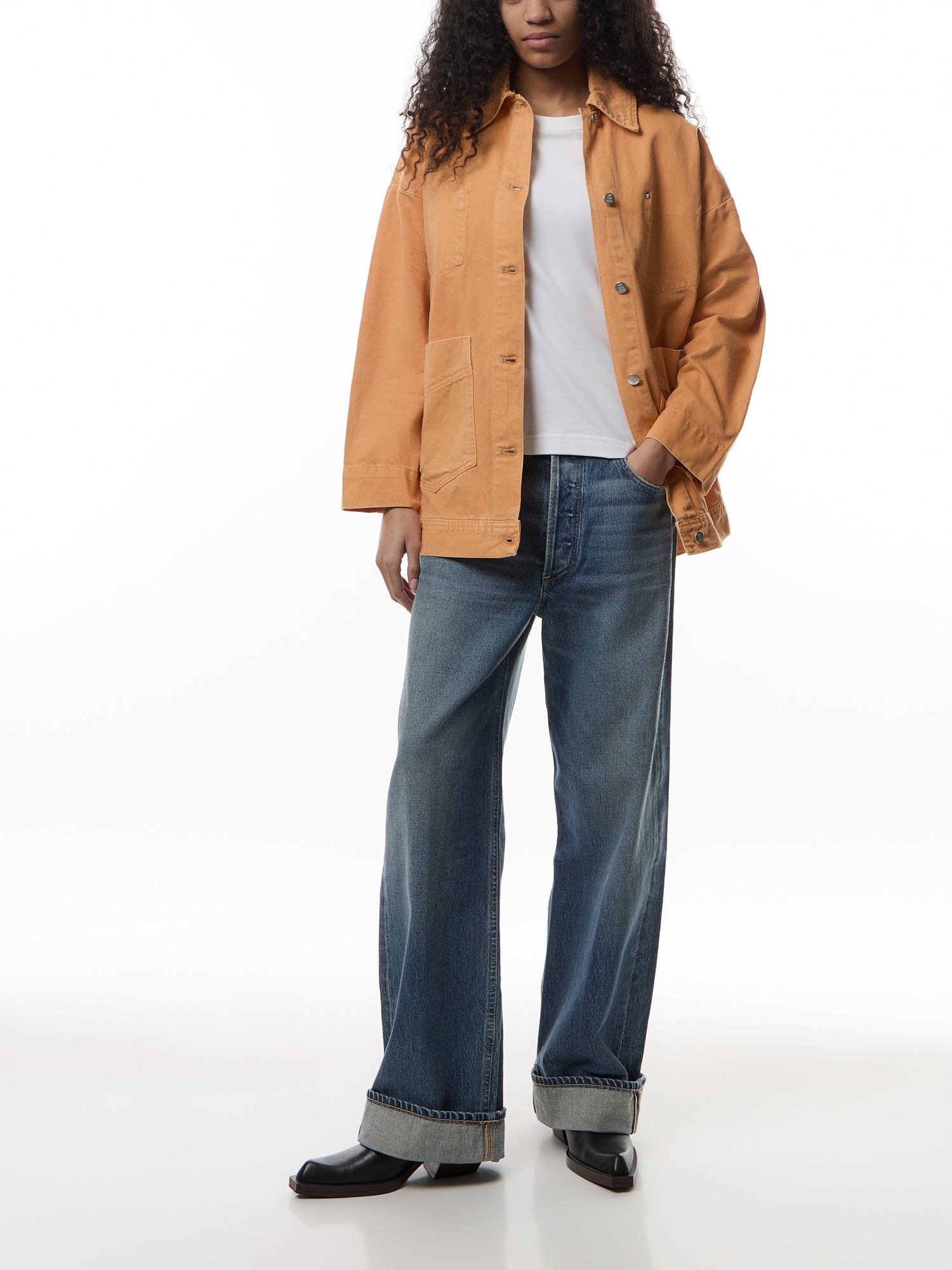 We The Free Avery Dyed Denim Jacket