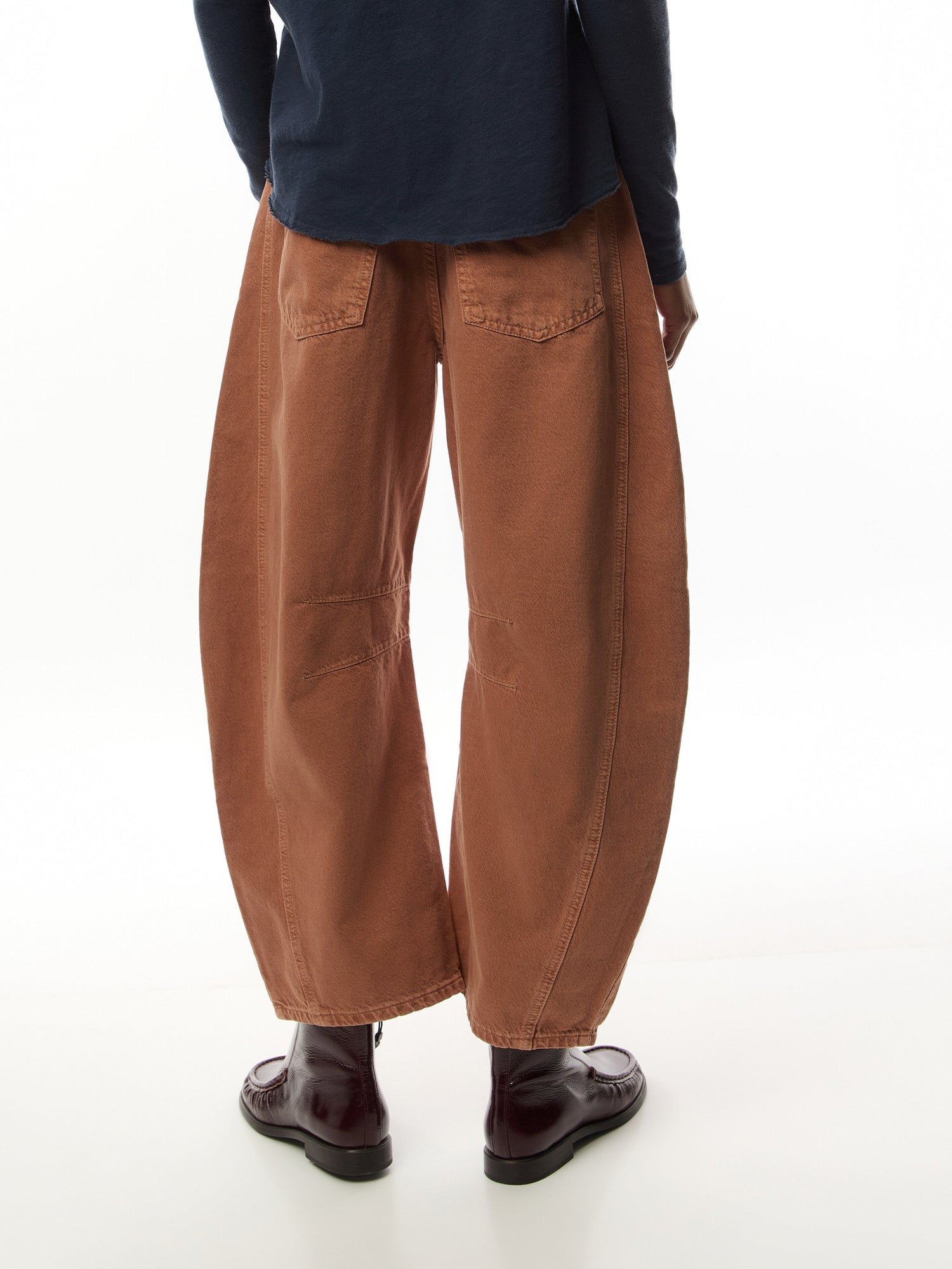 We The Free Good Luck Mid-Rise Barrel Jeans