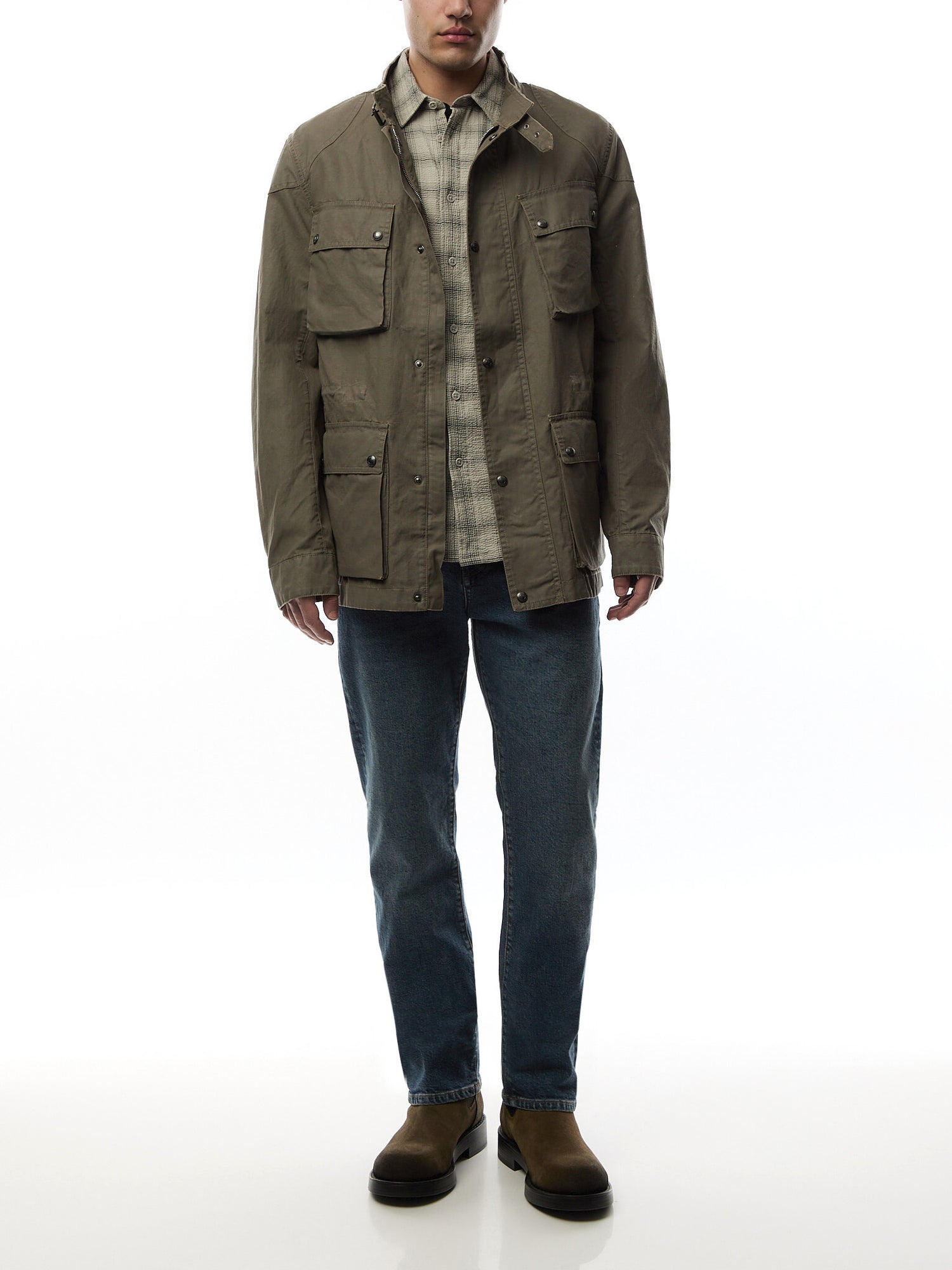 Fieldmaster Coated Linen Jacket
