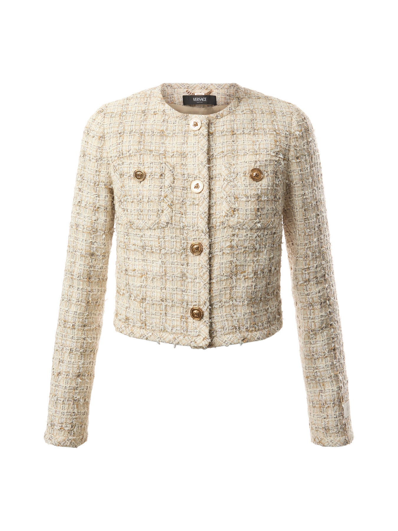 Informal Jacket Cotton Mix Fancy Tweed