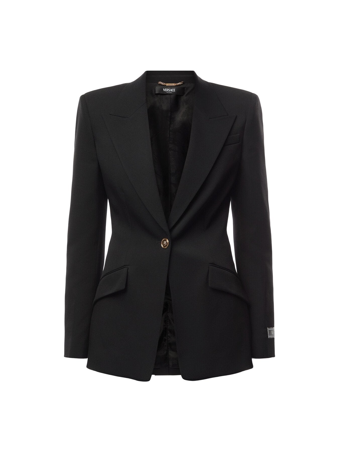 Informal Jacket Stretch Wool Fabric