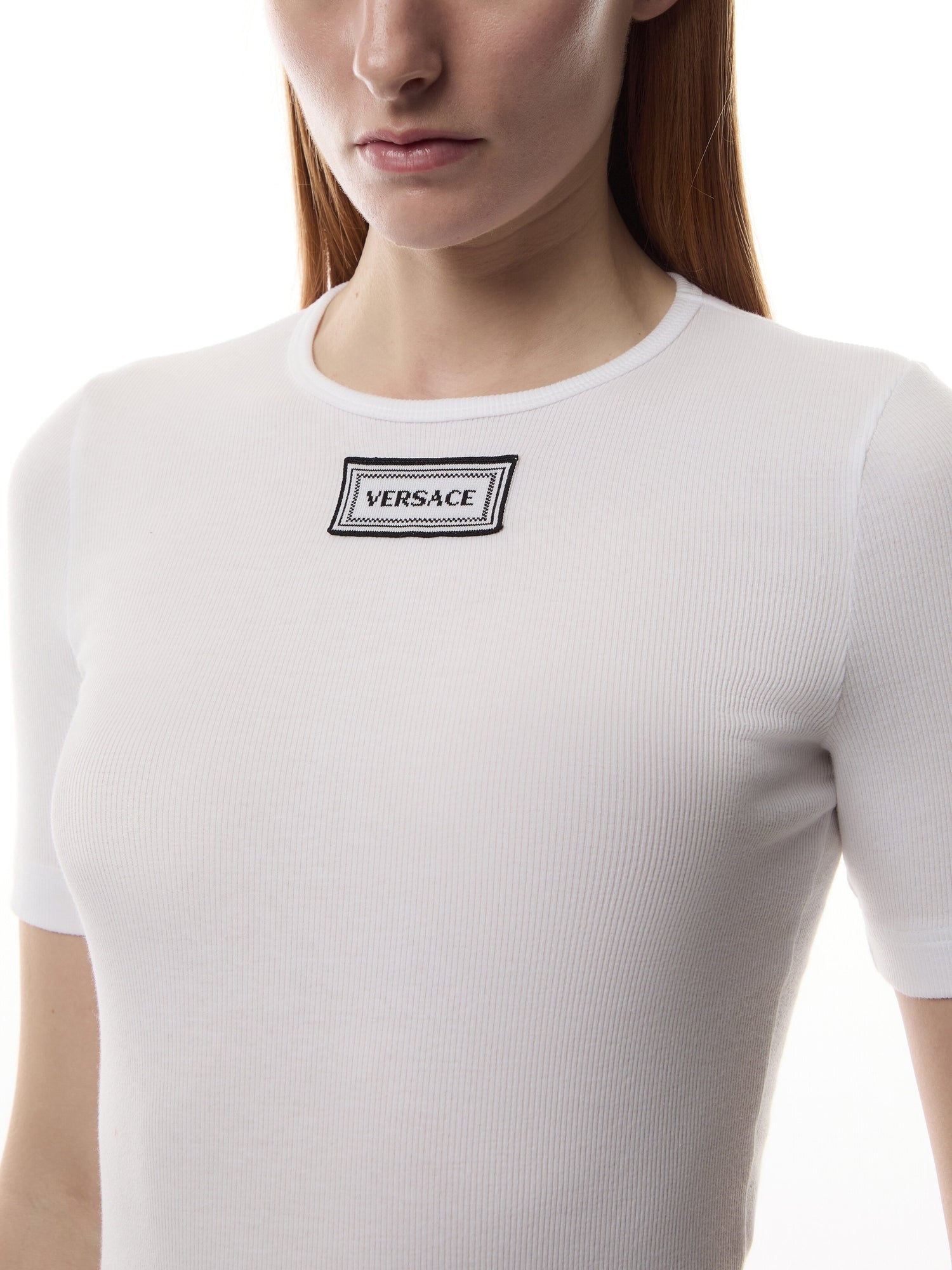 Cotton Rib Logo T-Shirt
