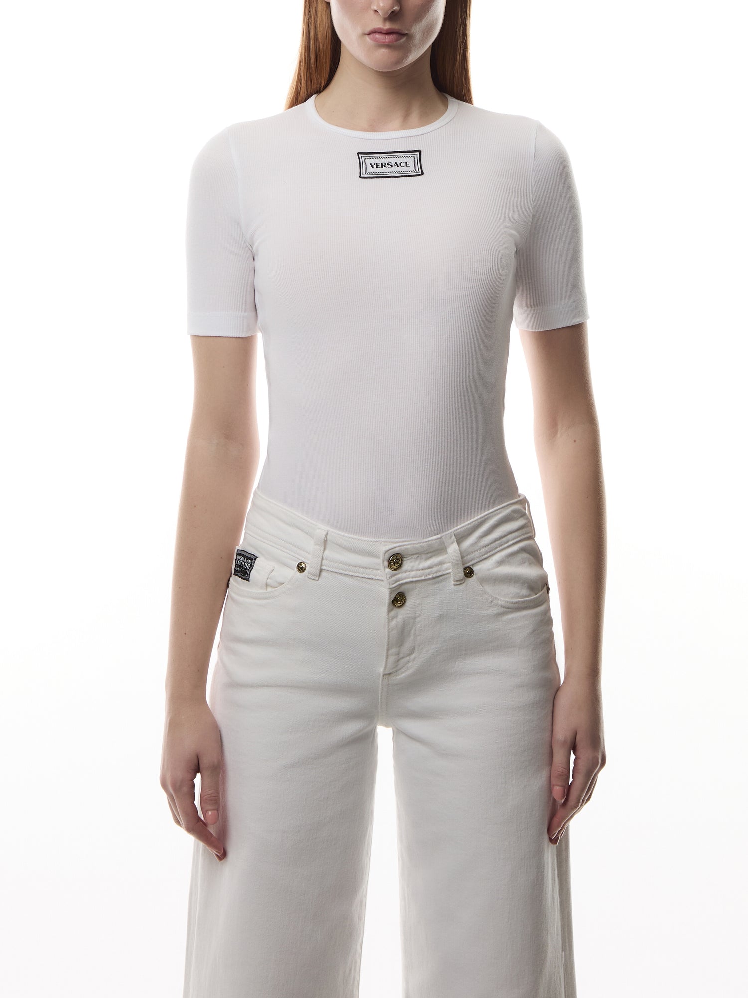 Cotton Rib Logo T-Shirt