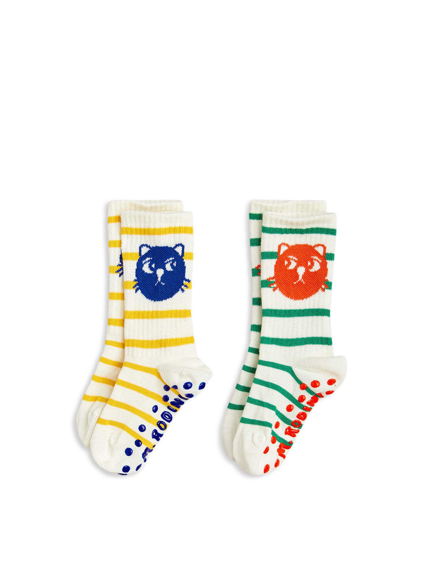 Cats Stripe 2-Pack Anti-Slip Socks