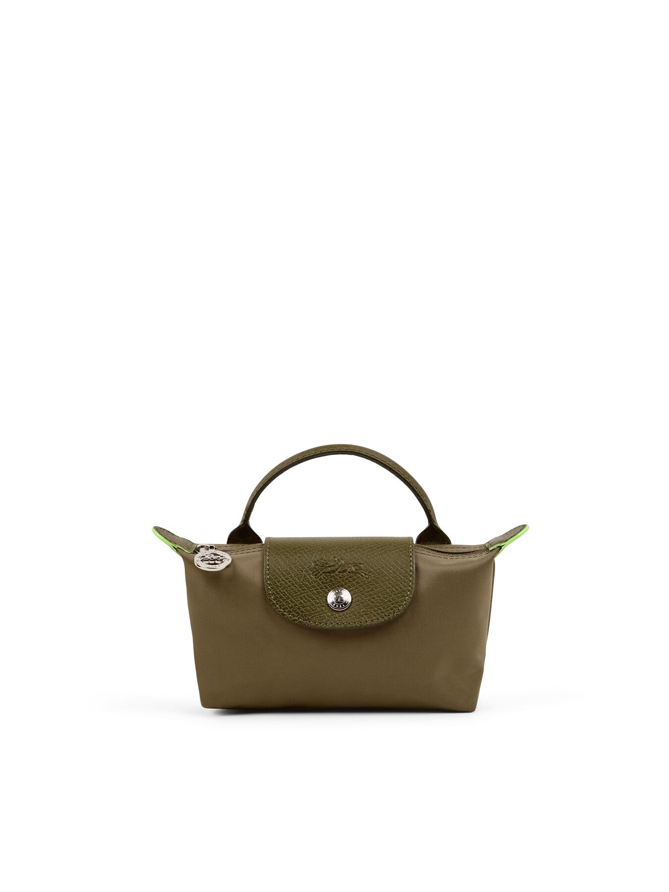 Le Pliage Green Pouch with handle