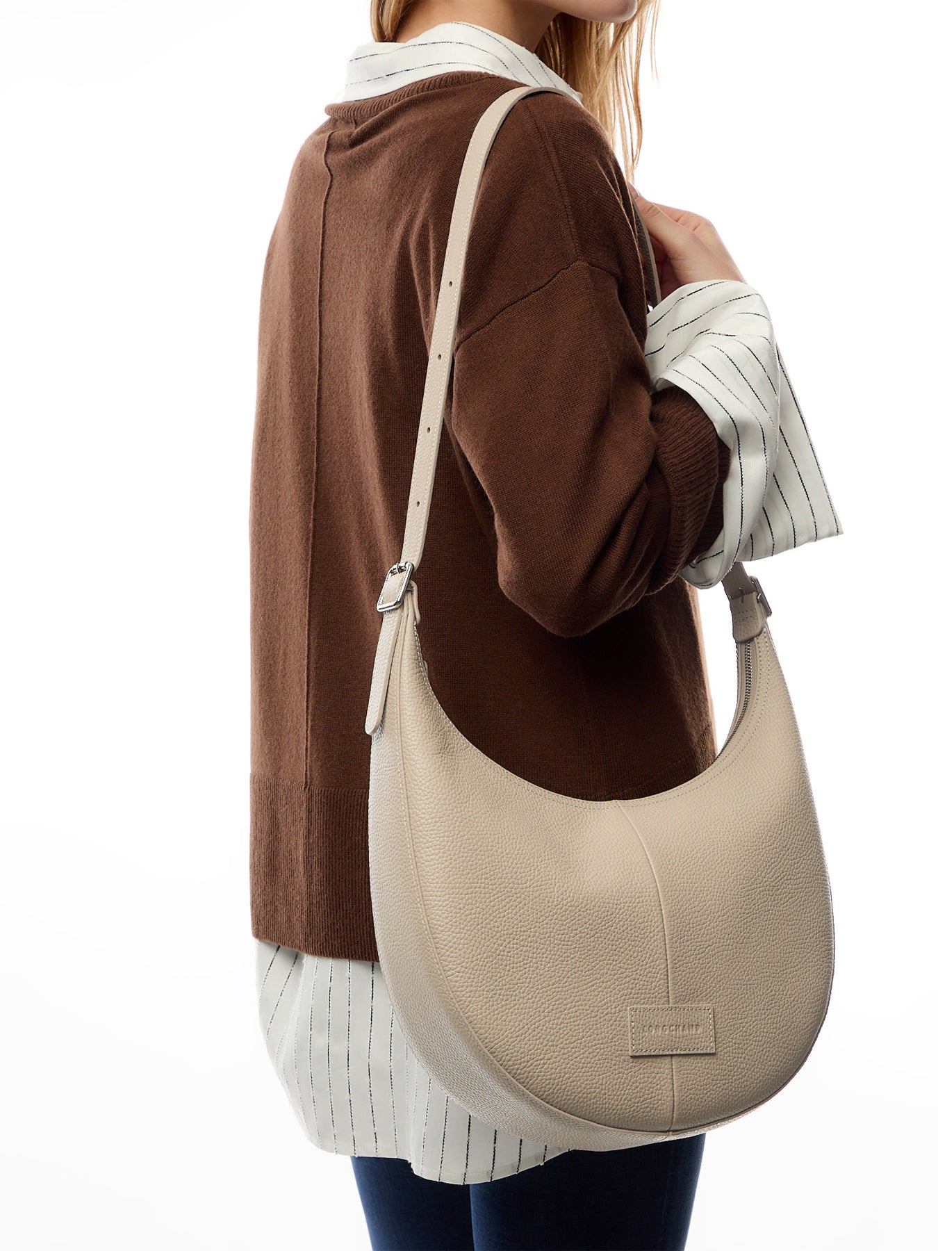 Essential Cuir Crossbody bag L