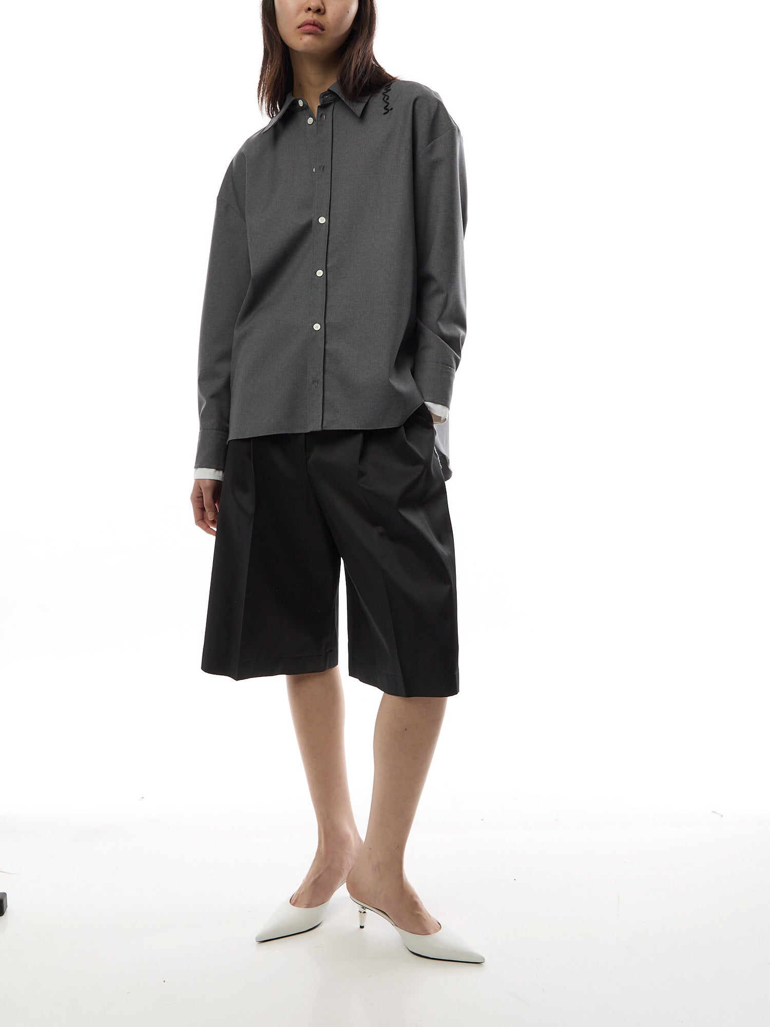 Marni Oversized Shirt with Double Cuff Detail