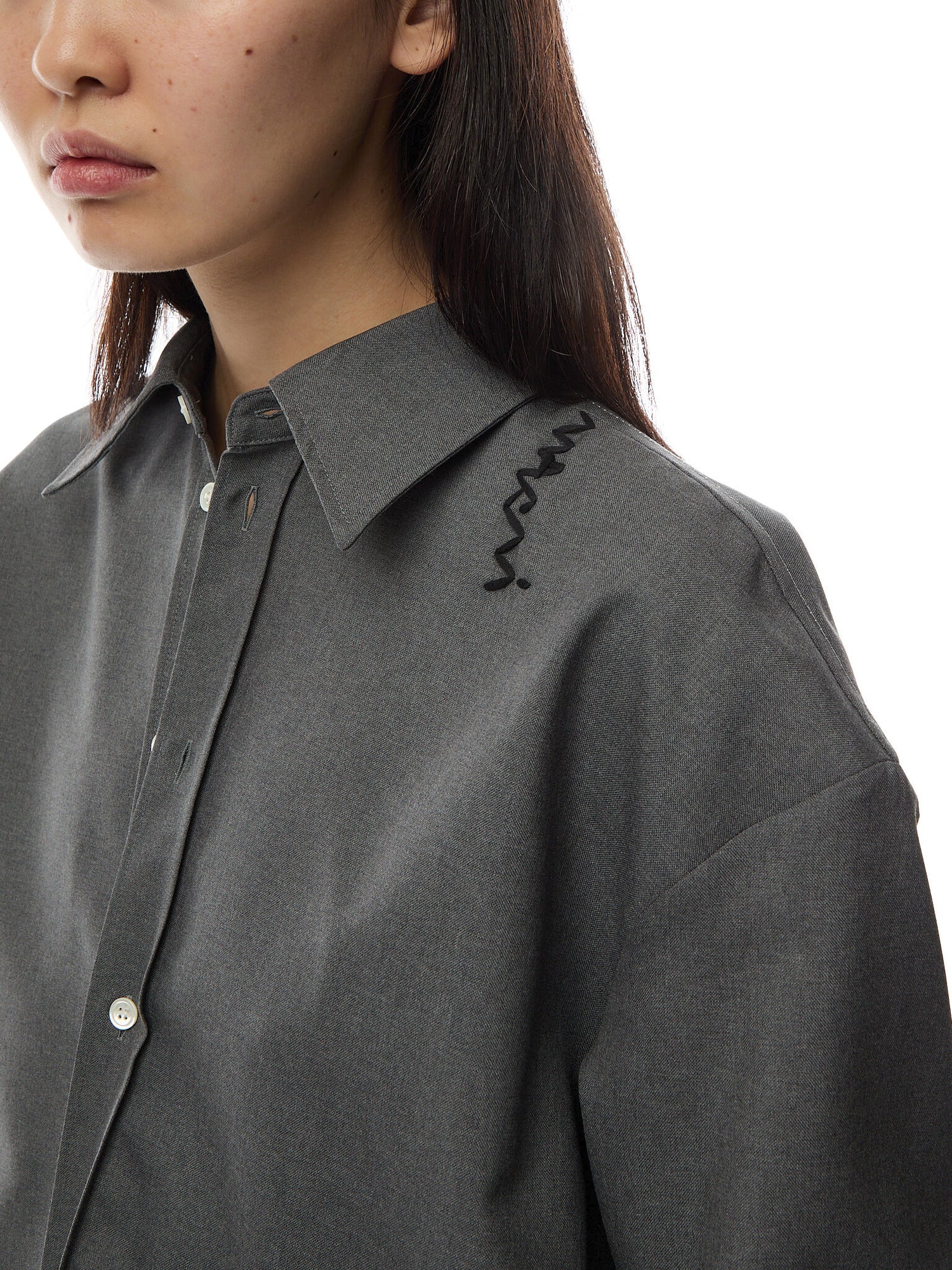 Marni Oversized Shirt with Double Cuff Detail