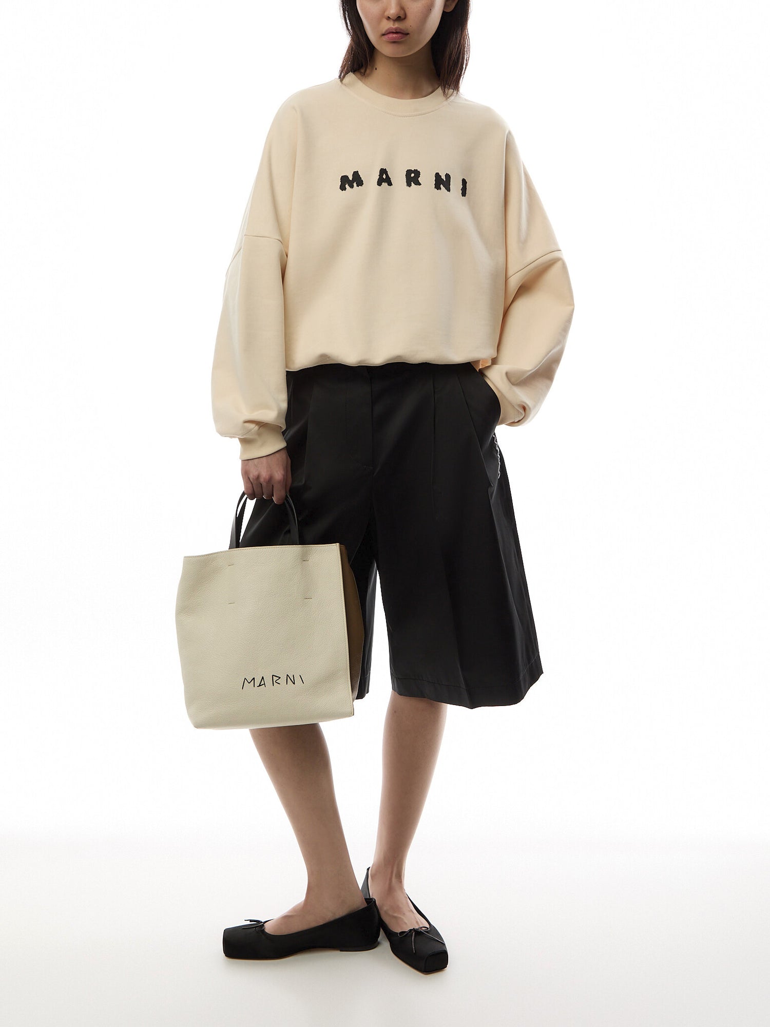 Marni Culotte Shorts In Taffeta